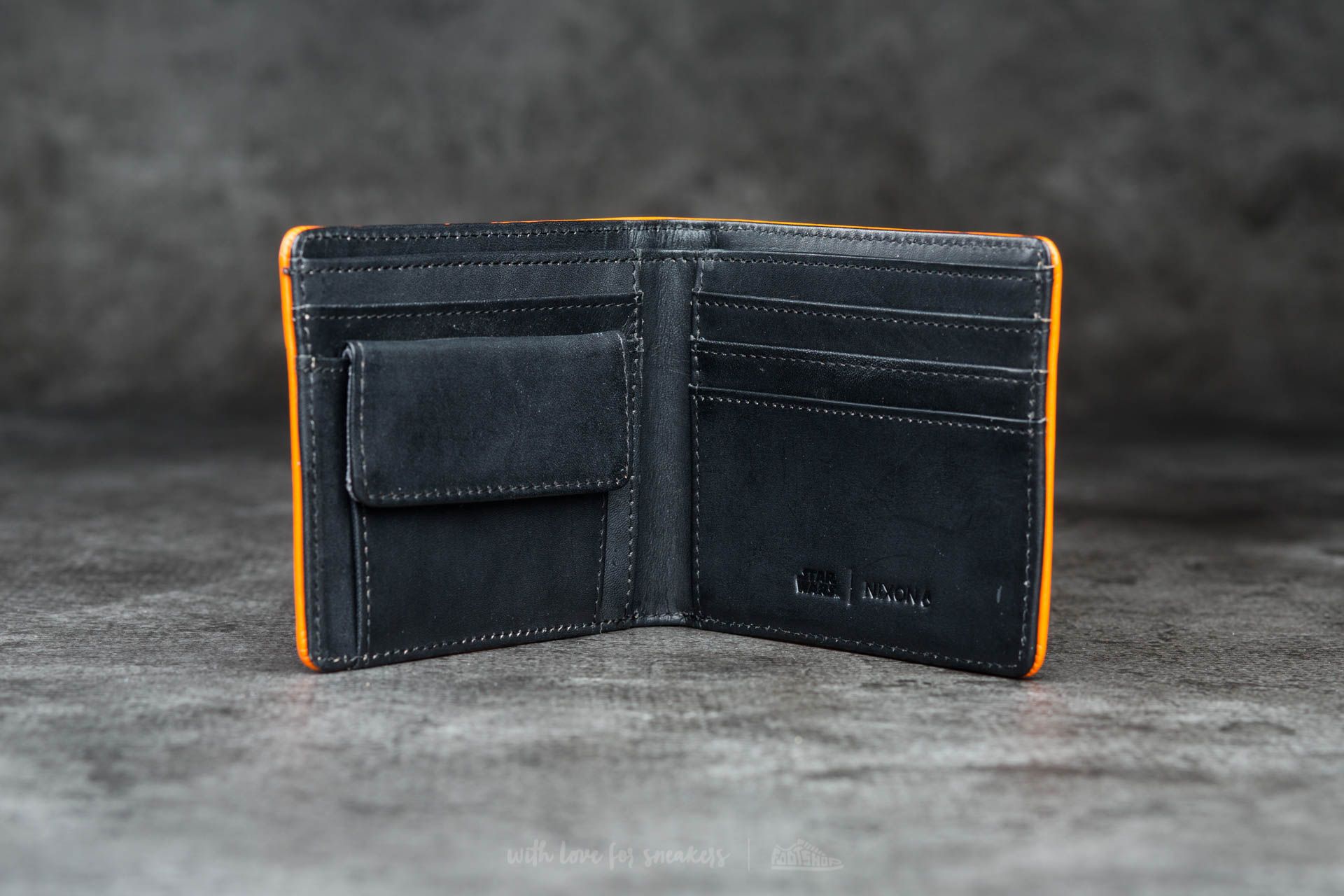 Denarnice Nixon x Star Wars Showout Leather Wallet Rebel Pilot Orange