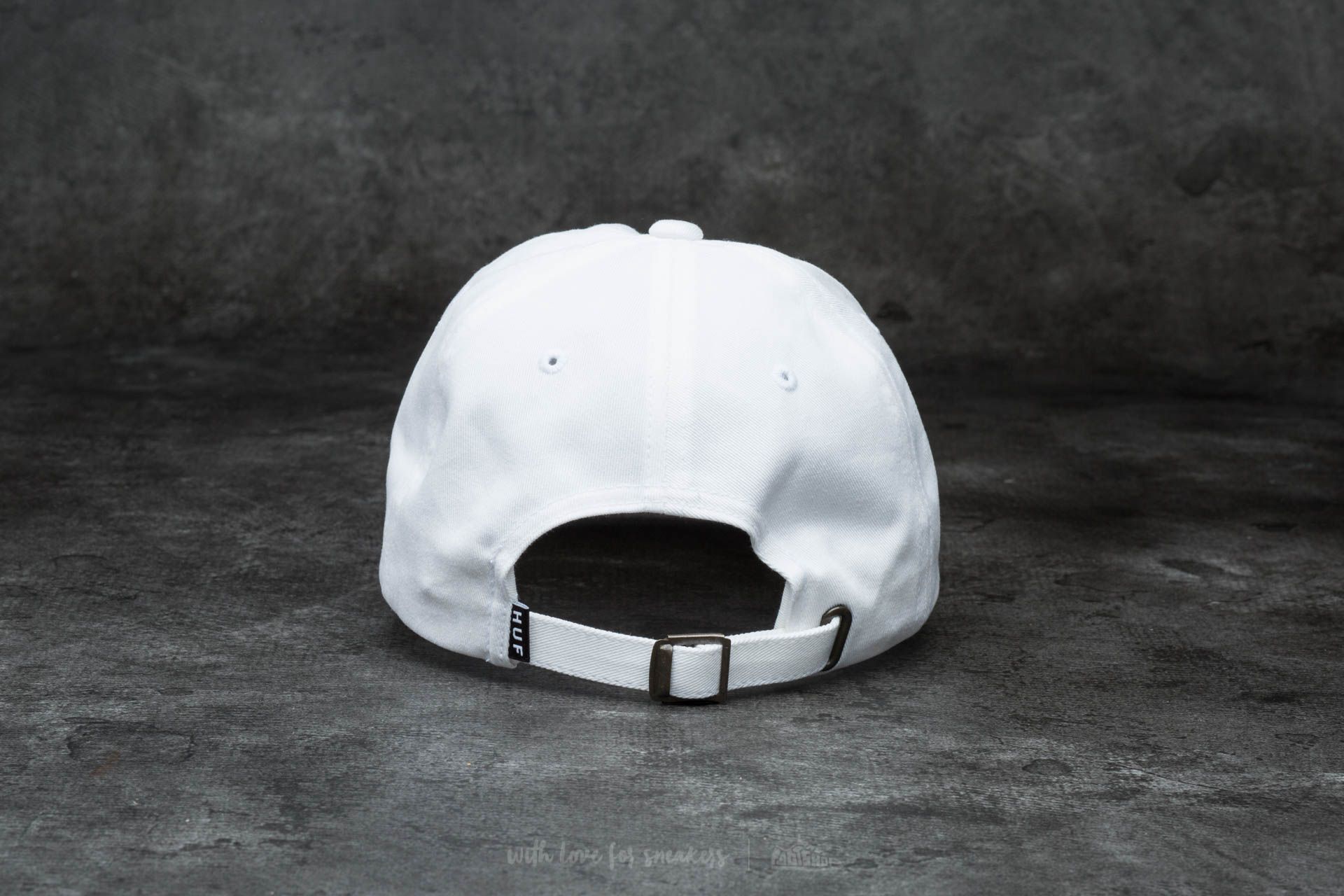 Kšiltovky HUF Apparel Clear Eyes Curve Brim Cap White