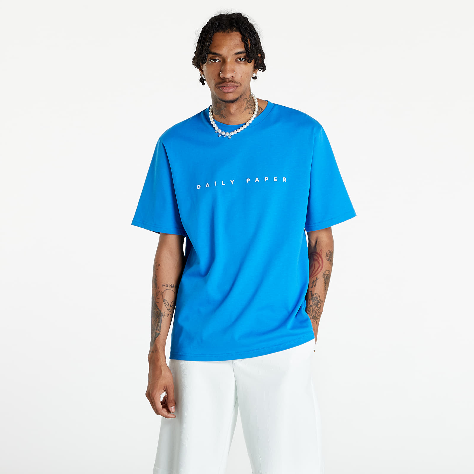 Daily paper blauw hotsell shirt