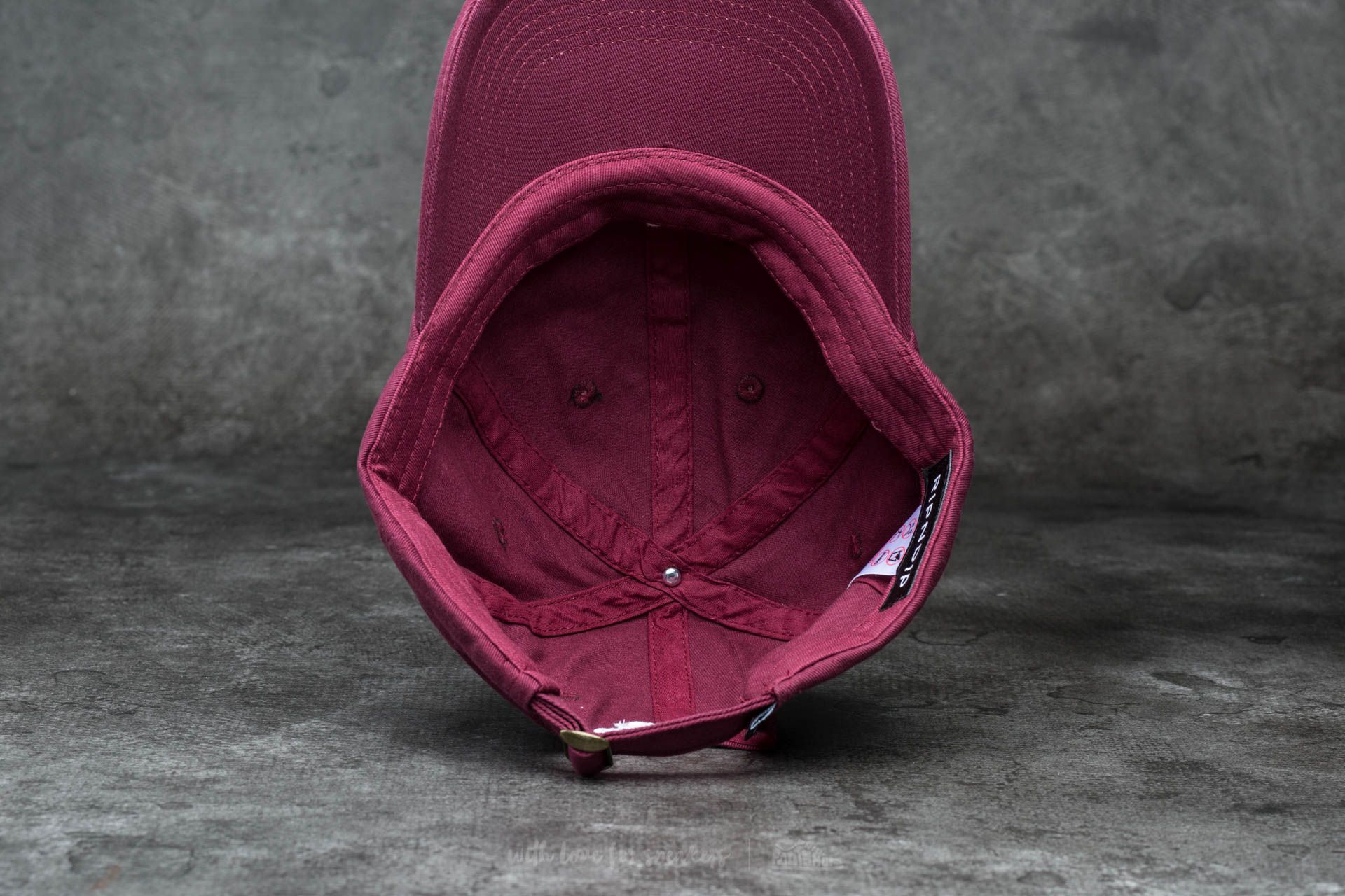 Caps RIPNDIP  Castanza Six Panel Cap Burgandy