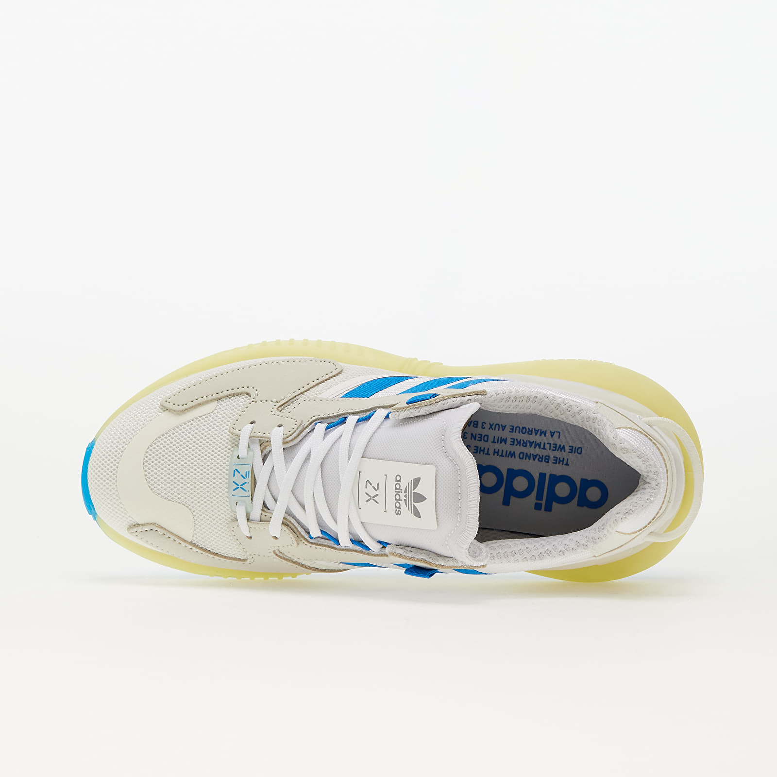 Mens adidas yellow zx 710 trainers clearance