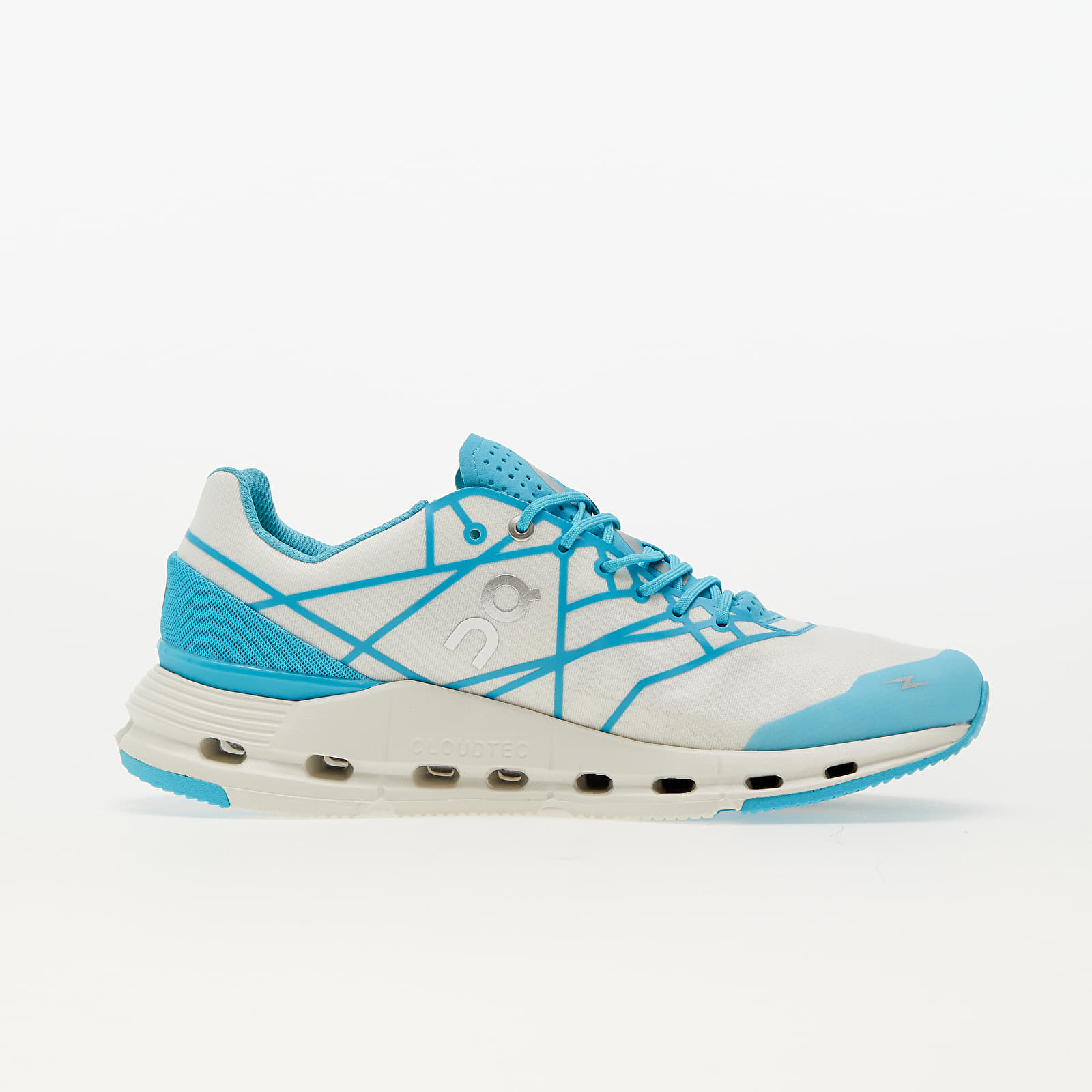 Încălțăminte și sneakerși pentru femei On W Cloudnova Z5 White/ Cyan