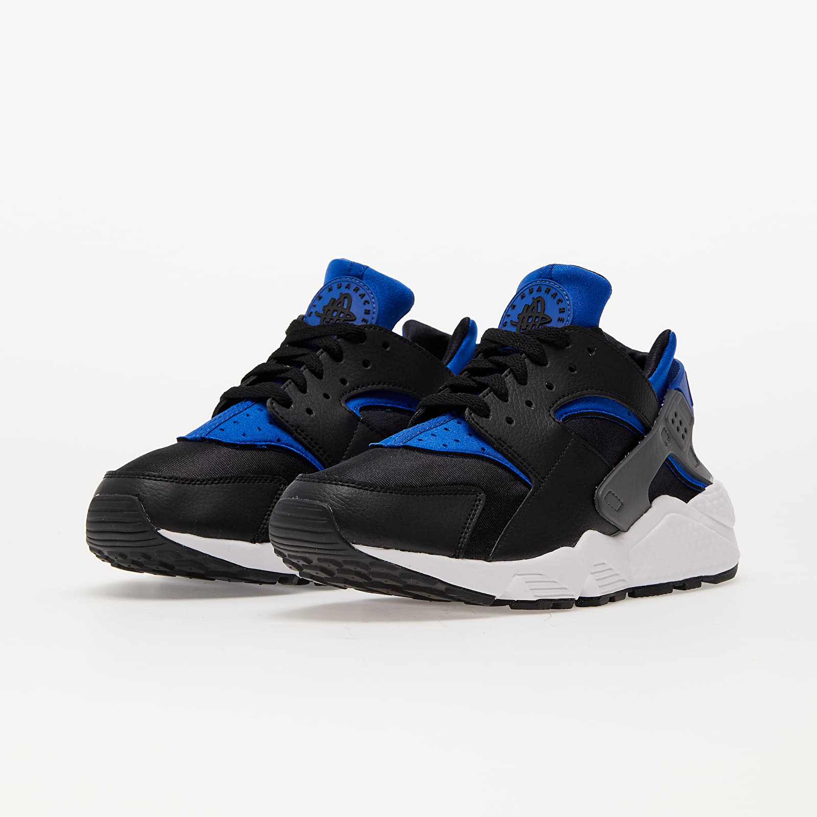Pánske tenisky a topánky Nike Air Huarache Black/ Game Royal-Iron Grey-White