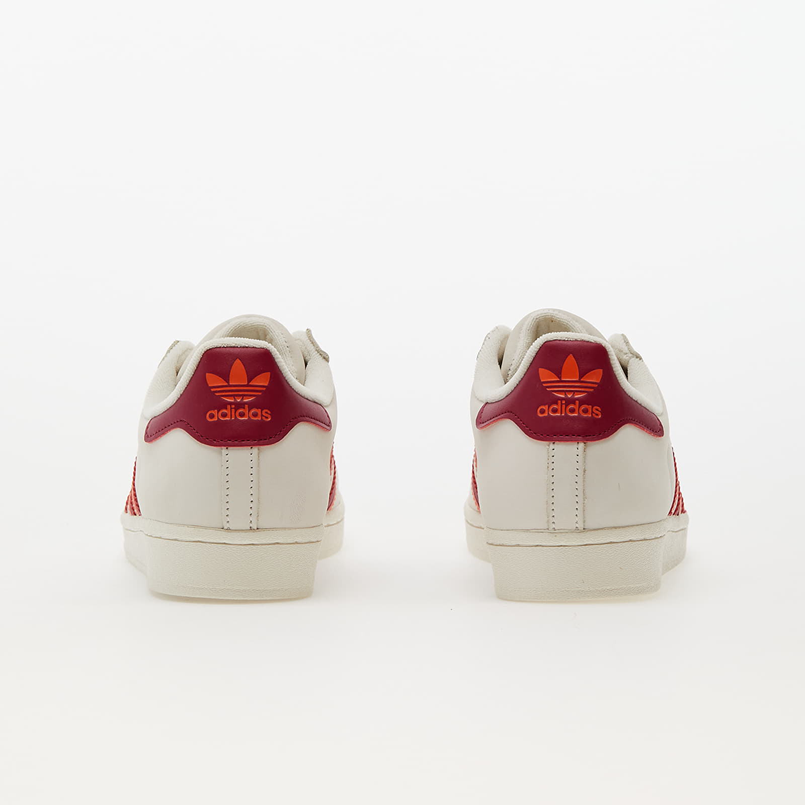 Men's shoes adidas Superstar Cloud White/ Legend Burgundy/ Semi Orange