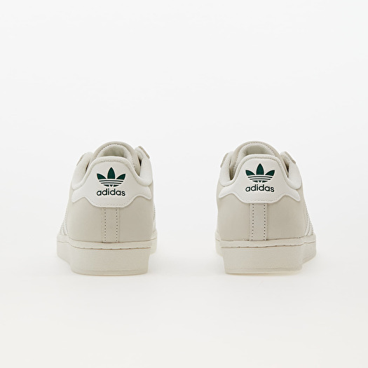 Men's white and green adidas superstars cheap