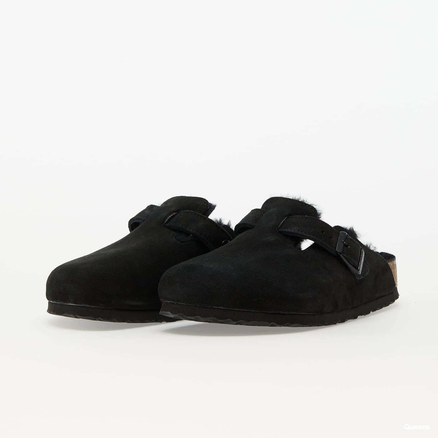 Women's shoes Birkenstock Boston VL/Shearling Black