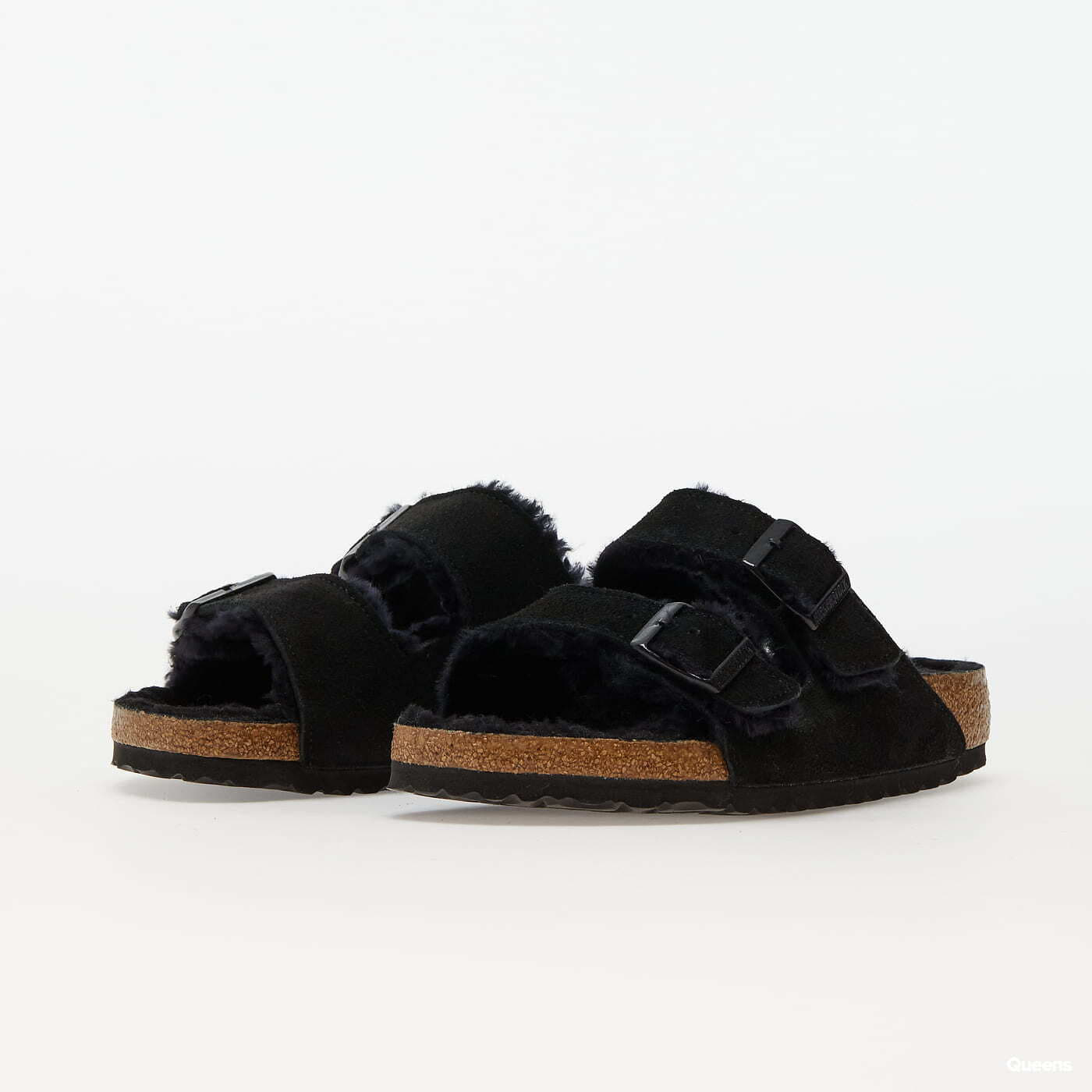 Дамски кецове и обувки Birkenstock Arizona Shearling Black
