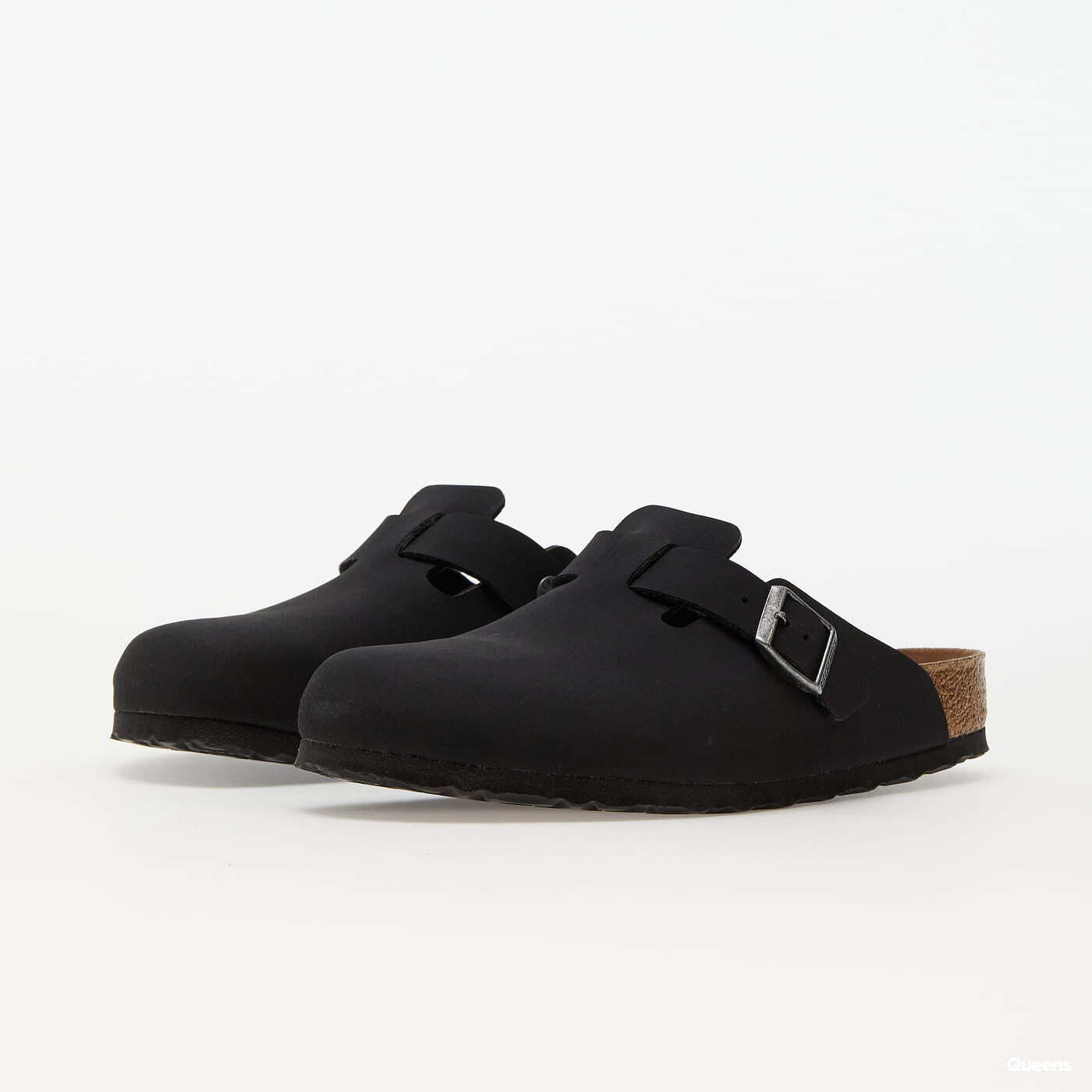 Vyriška avalynė Birkenstock Boston Birko-Floor Soft Vegan Black