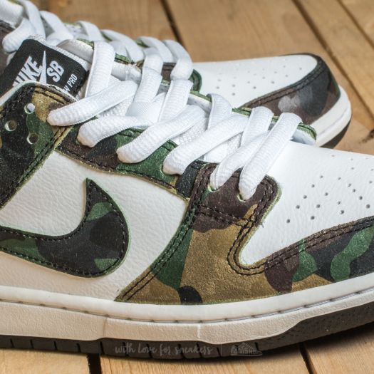 Nike dunk sb low camo 2024 legion green