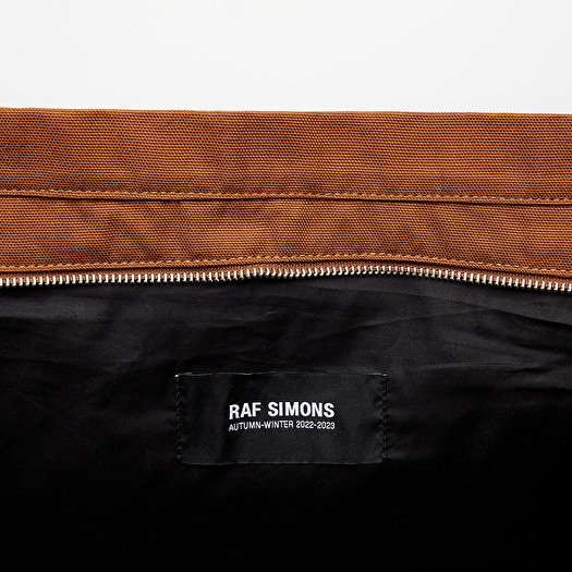 Sacs bandouli re Raf Simons Cotton Tote Bag Brown Footshop