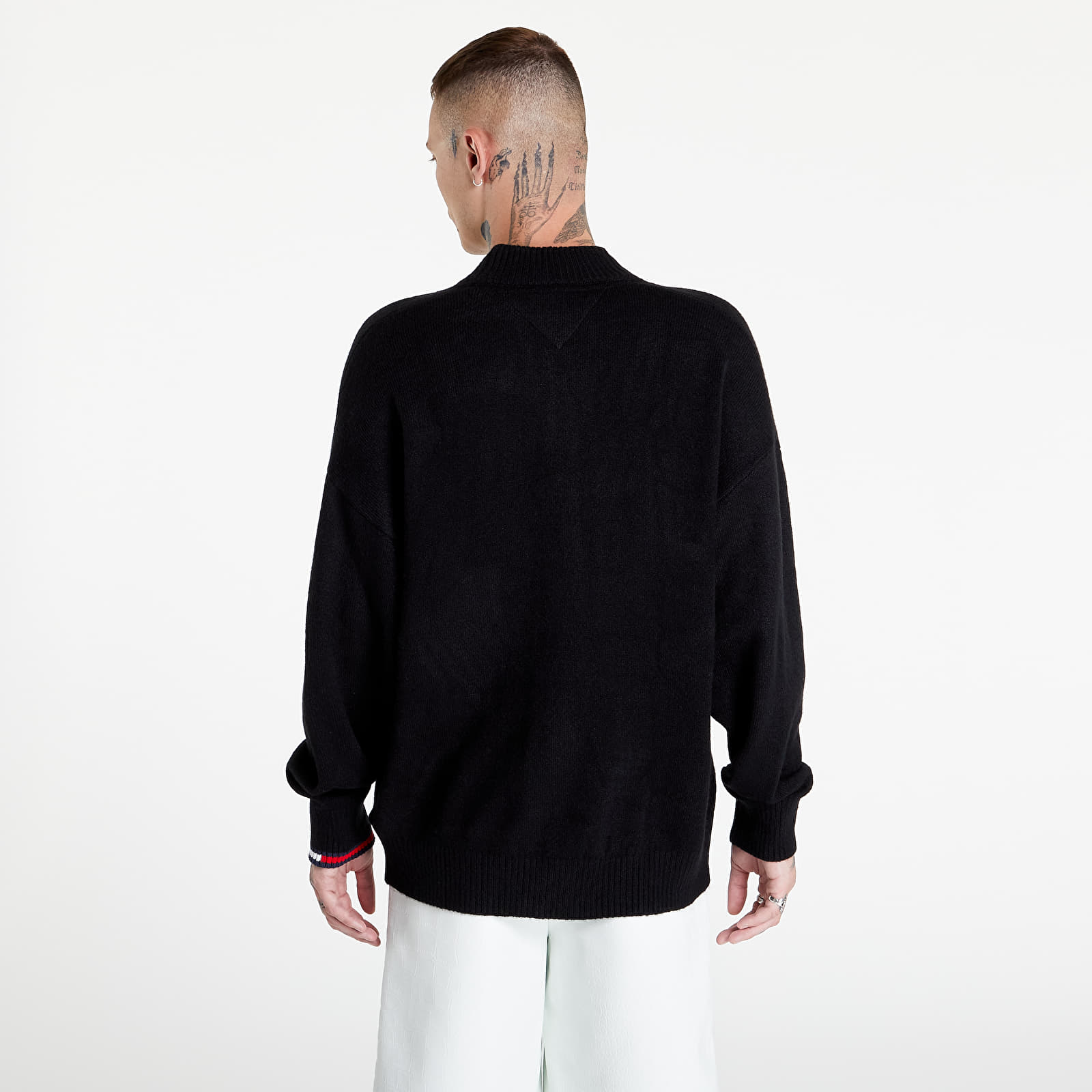 Sweaters Tommy Jeans Tjm Skater Badge Car Black