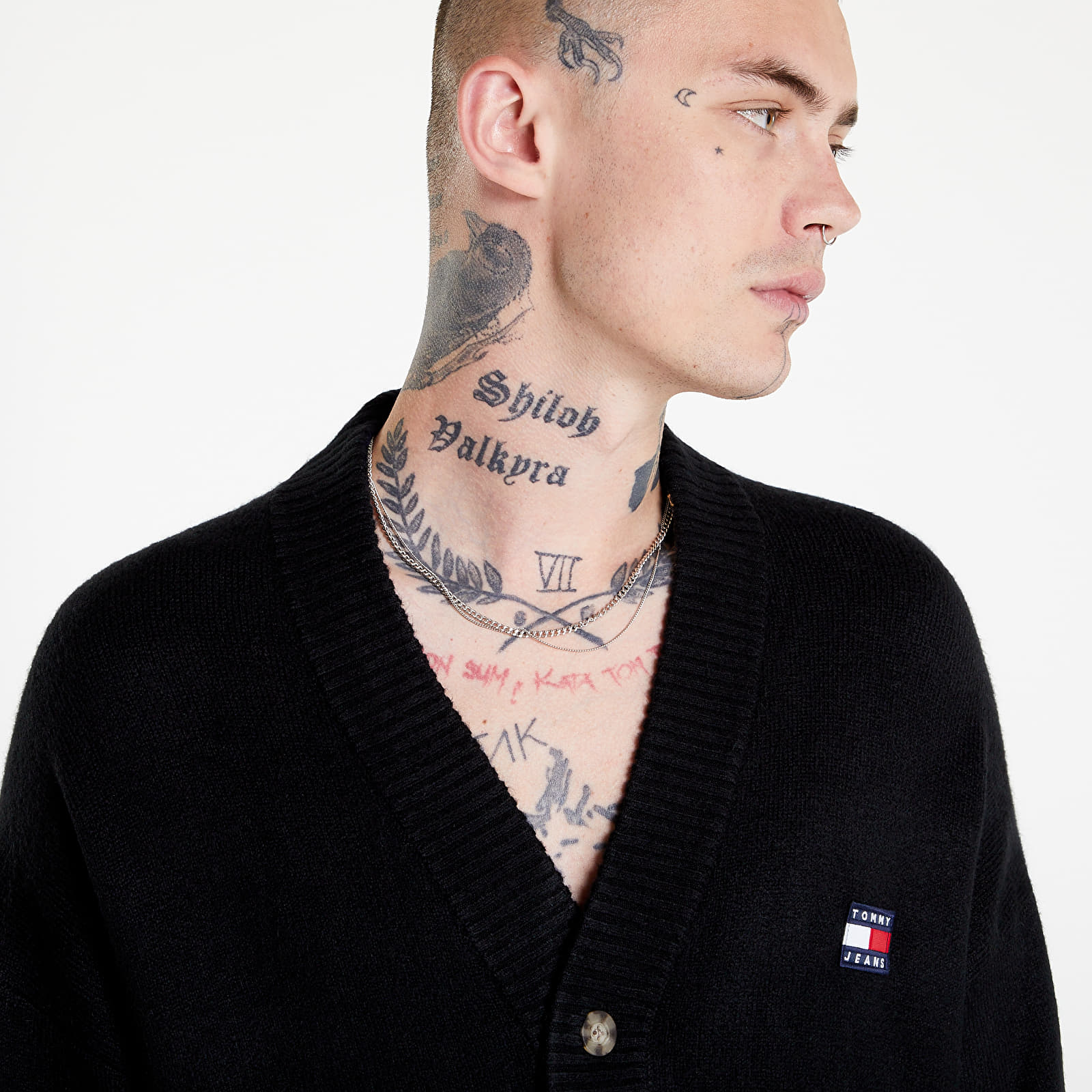 Sweaters Tommy Jeans Tjm Skater Badge Car Black