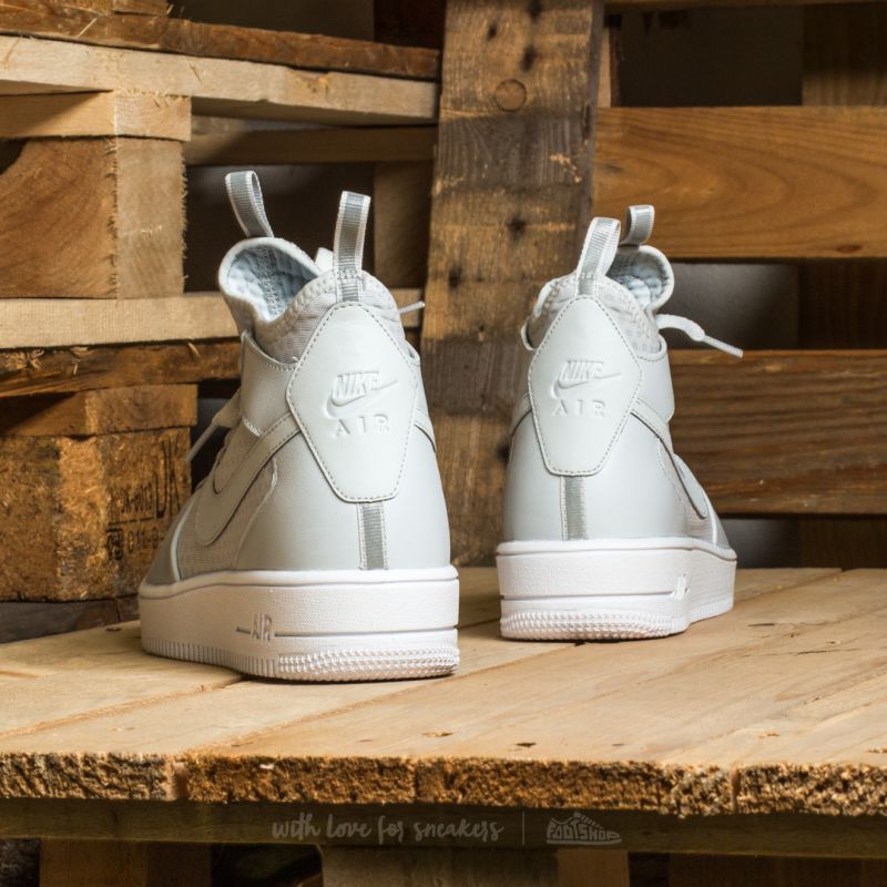 Nike Air Force 1 Ultraforce Mid Pure Platinum/ Pure Platinum
