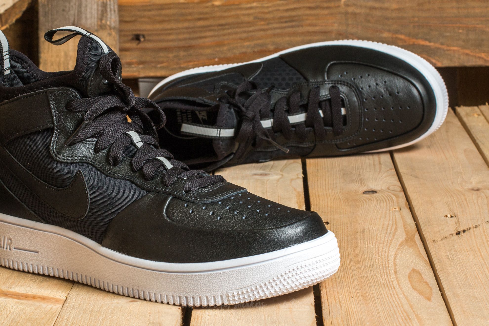 Men's shoes Nike Air Force 1 Ultraforce Mid Black/ Black-White