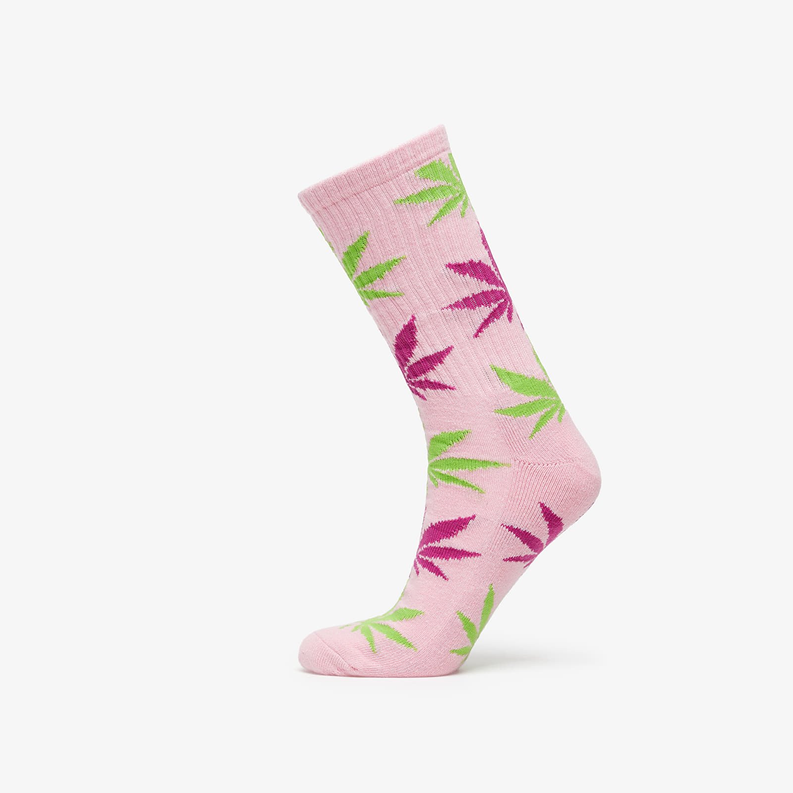 Ponožky HUF Flair Plantlife Leaves Sock Pink