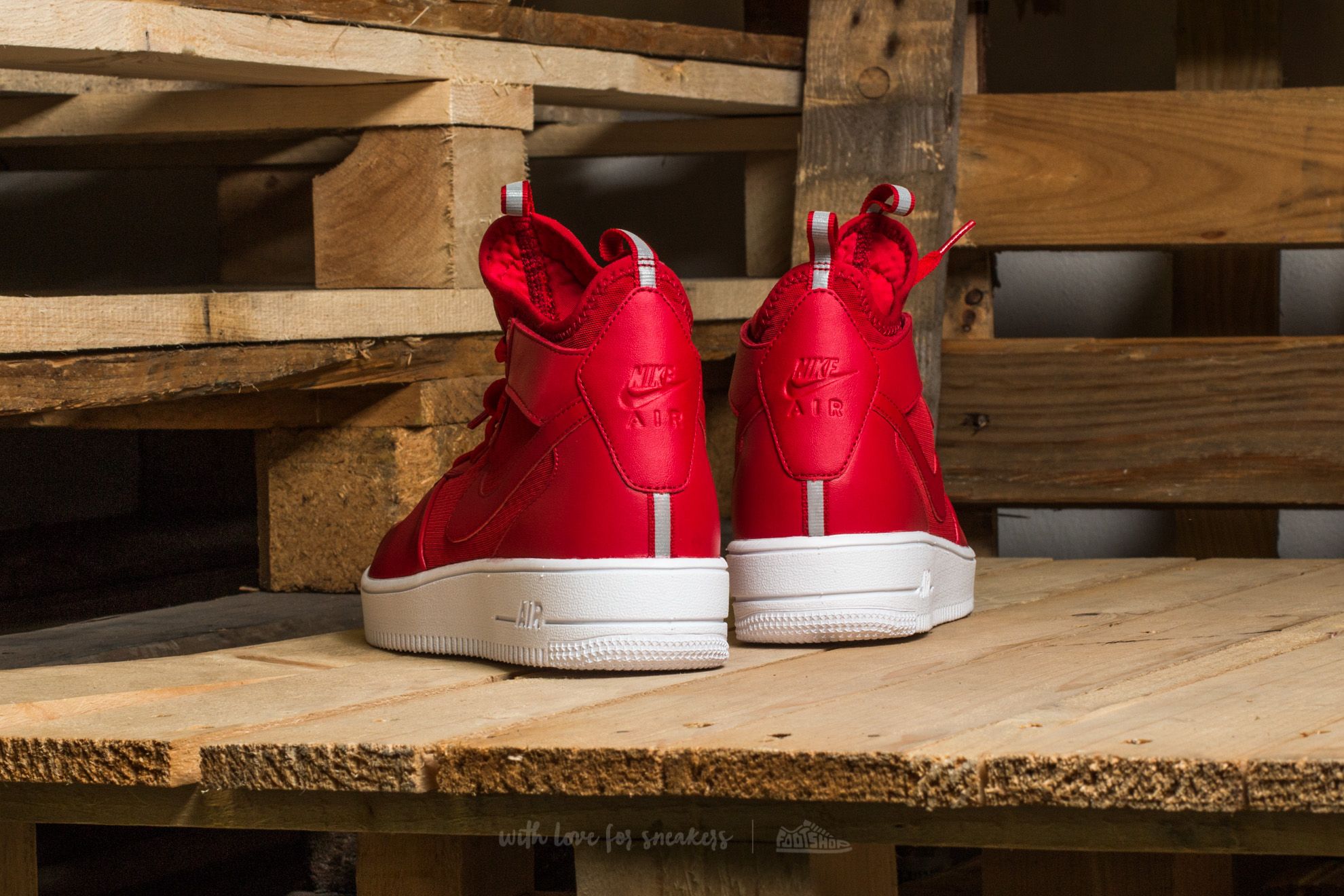 Férfi cipők Nike Air Force 1 Ultraforce Gym Red/ Gym Red-White