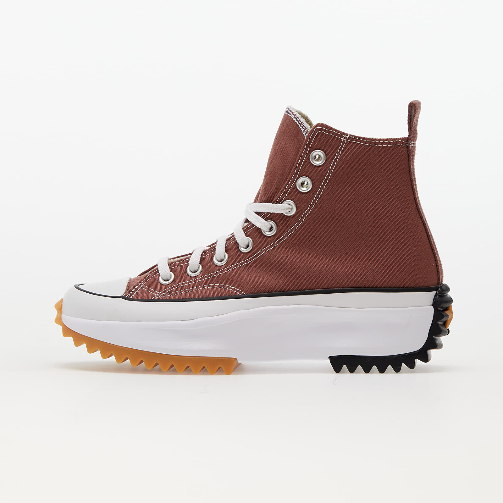 Încălțăminte și sneakerși pentru bărbați Converse Run Star Hike Canvas Platform Saddle/ Black/ White
