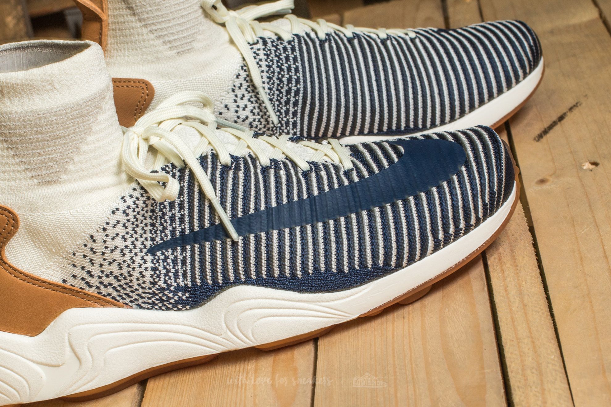 Pánské tenisky a boty Nike Zoom Mercurial Xl Flyknit Sail/ College Navy-Pale Grey
