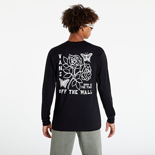 Vans Now Is The Time Long Sleeve Tee Black Footshop