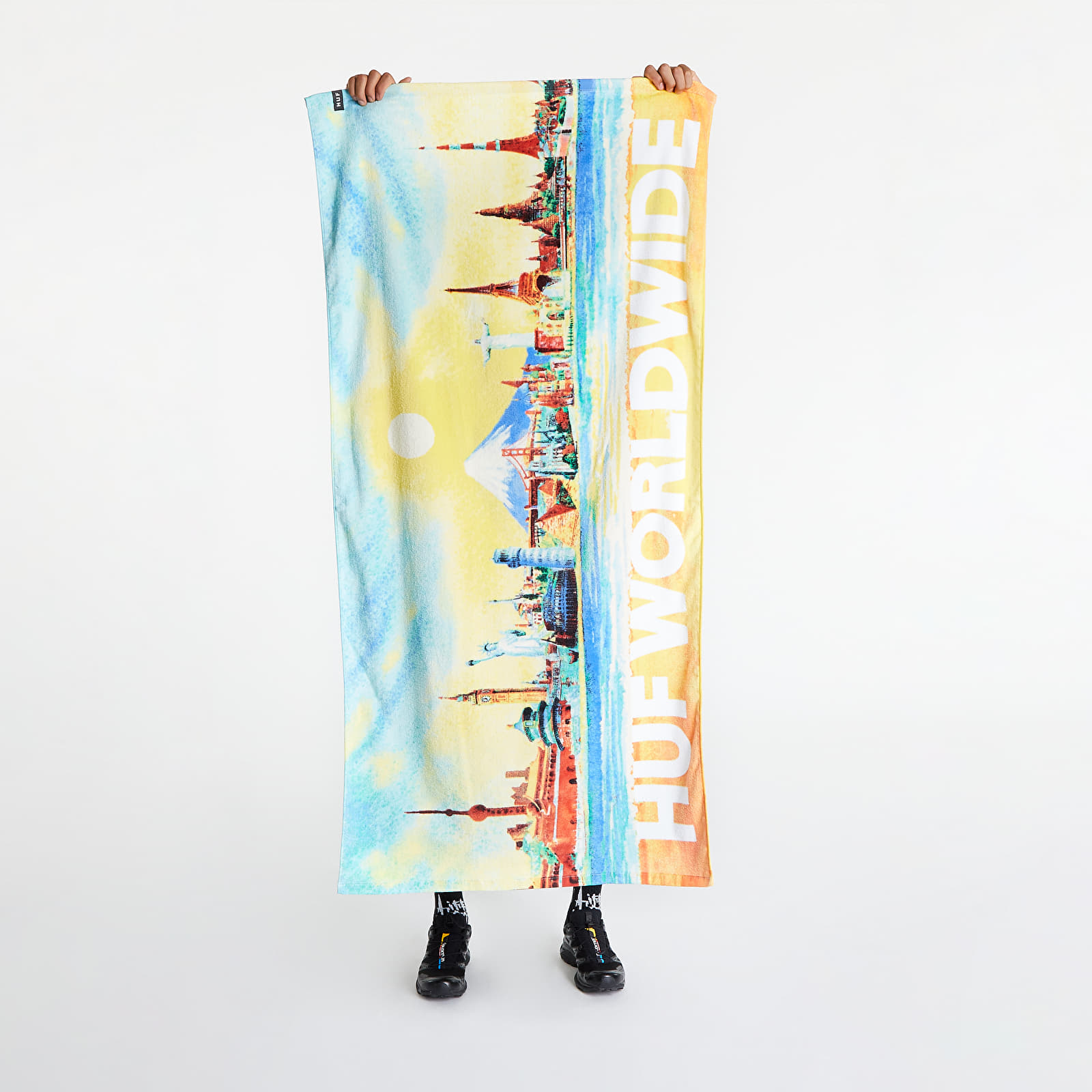 Towel HUF Culture Beach Towel Natural (P4998 NATURAL) | Footshop