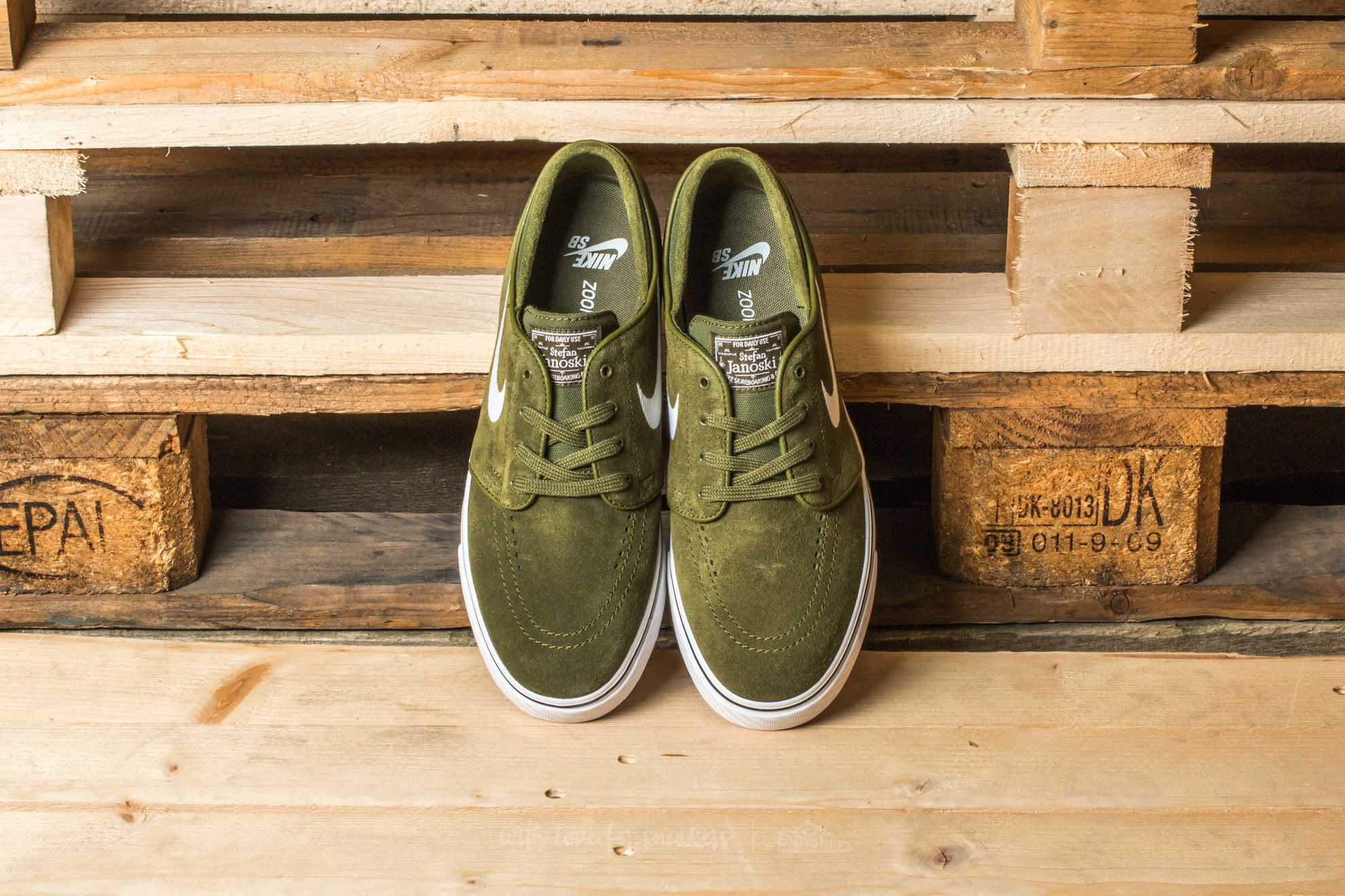 Buty męskie Nike Zoom Stefan Janoski Legion Green/ White-Black