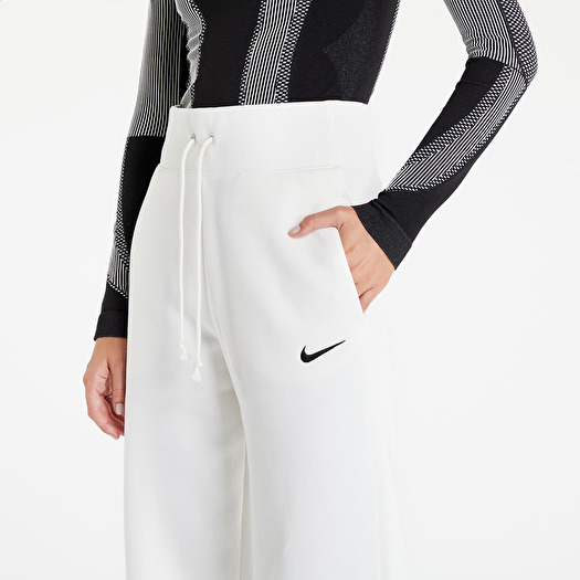 Nike Women's Sportswear Phoenix Fleece High-Waisted Curve Sweatpants White  Black - urbanAthletics