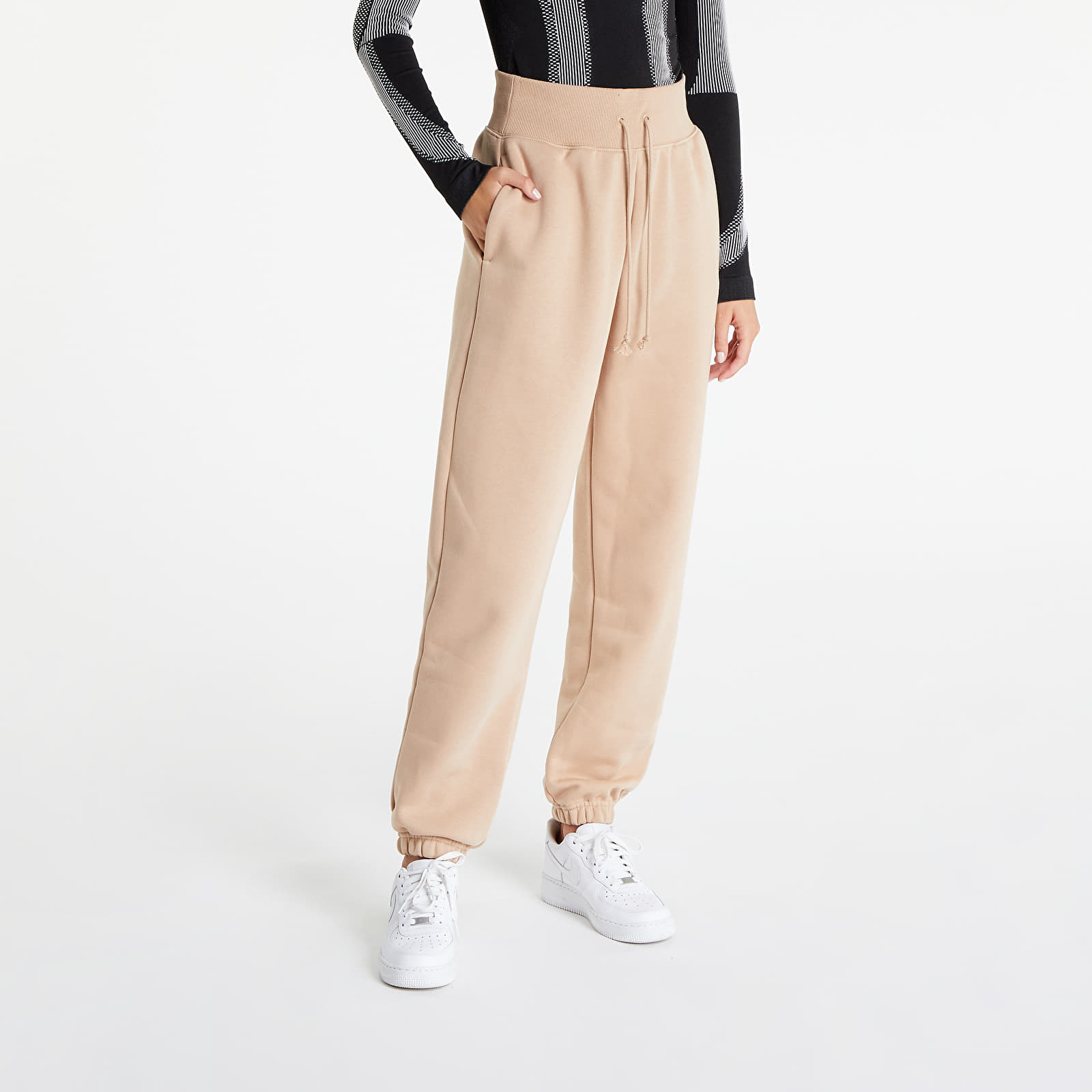 Nike Sportswear Phoenix Fleece Women's High-Waisted Oversized Sweatpants Hemp/ Sail