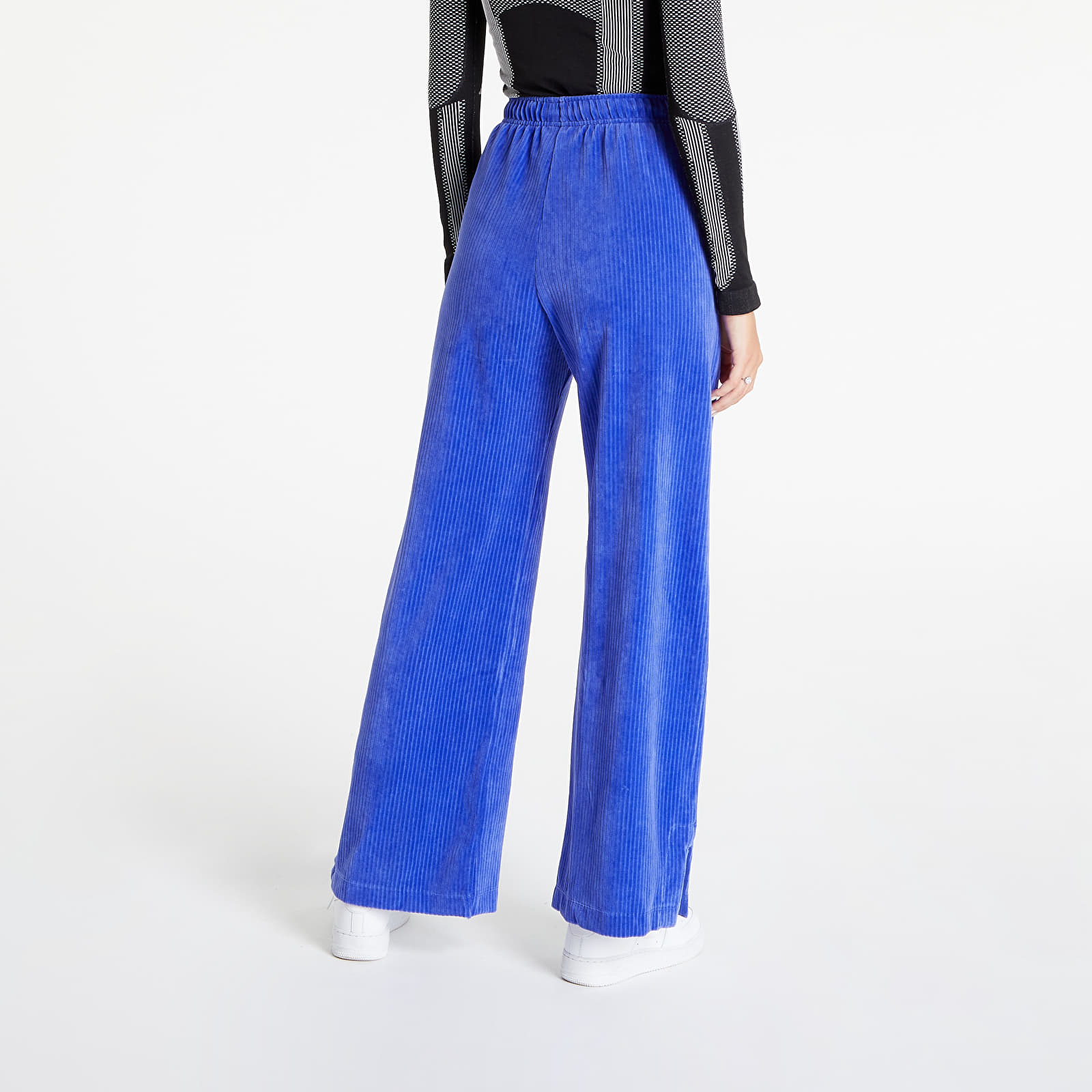 Pants and jeans Nike Sportswear Women s Velour Wide Leg Pants Lapis Sail Footshop