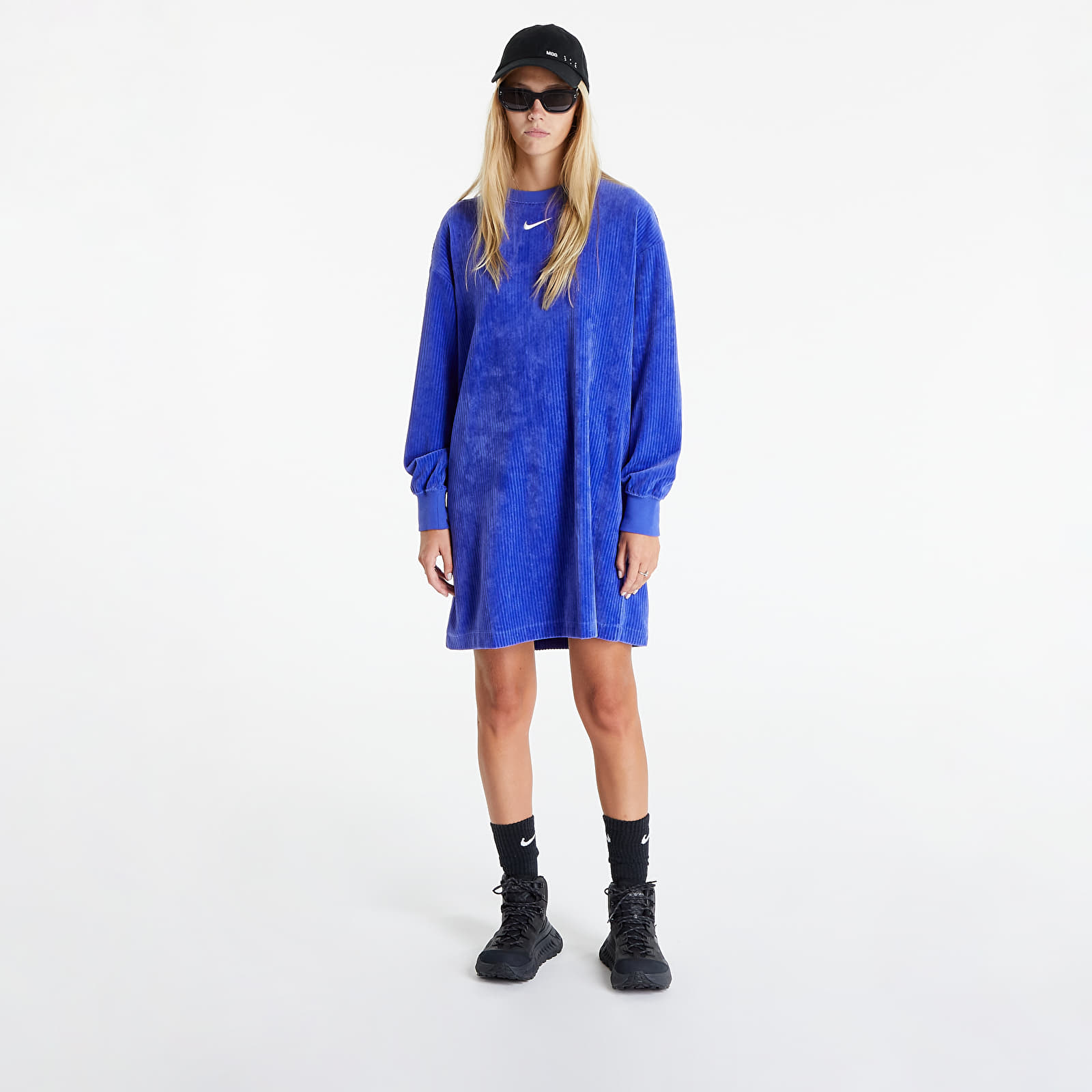 Nike velour sales hooded dress