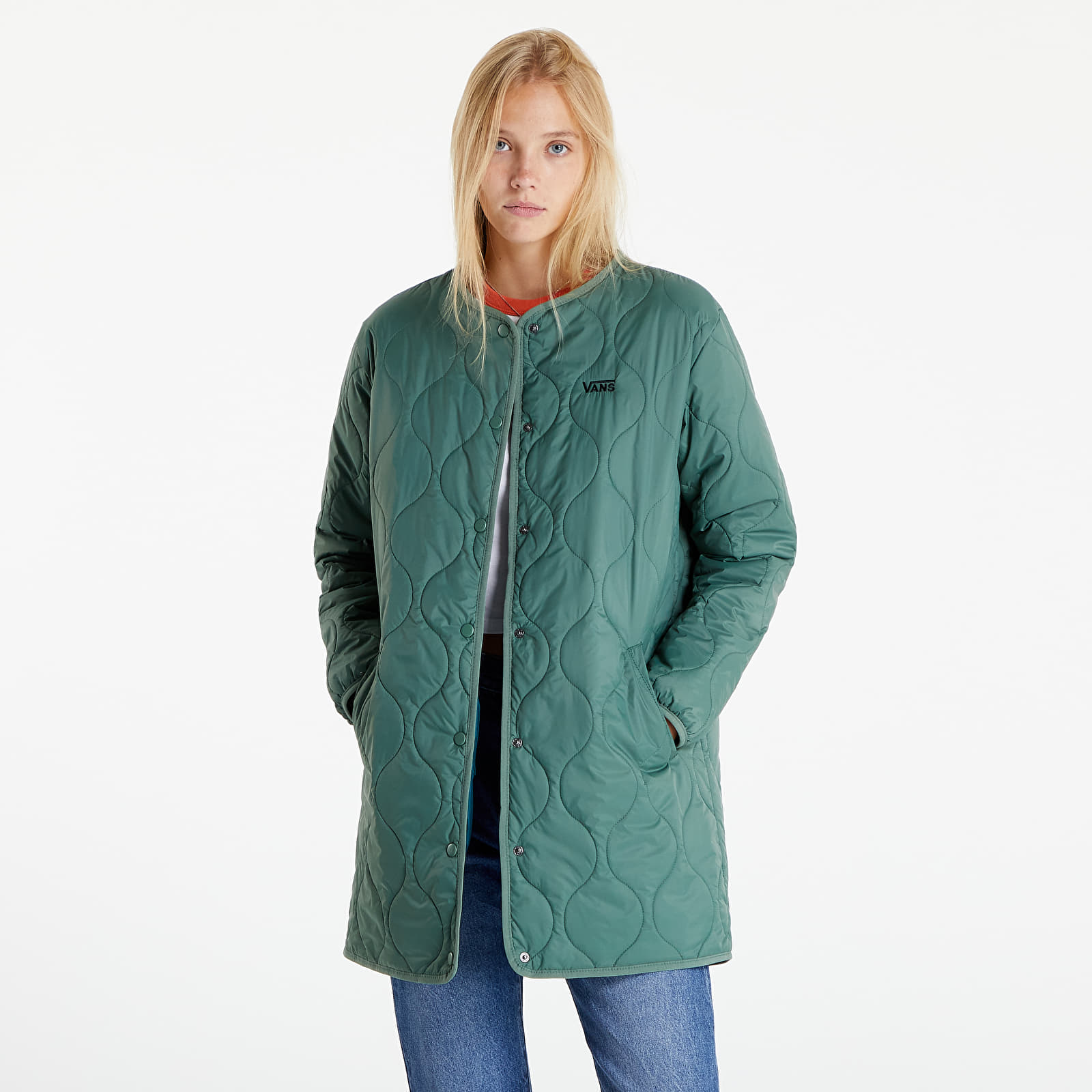 Vans windbreaker online womens Green