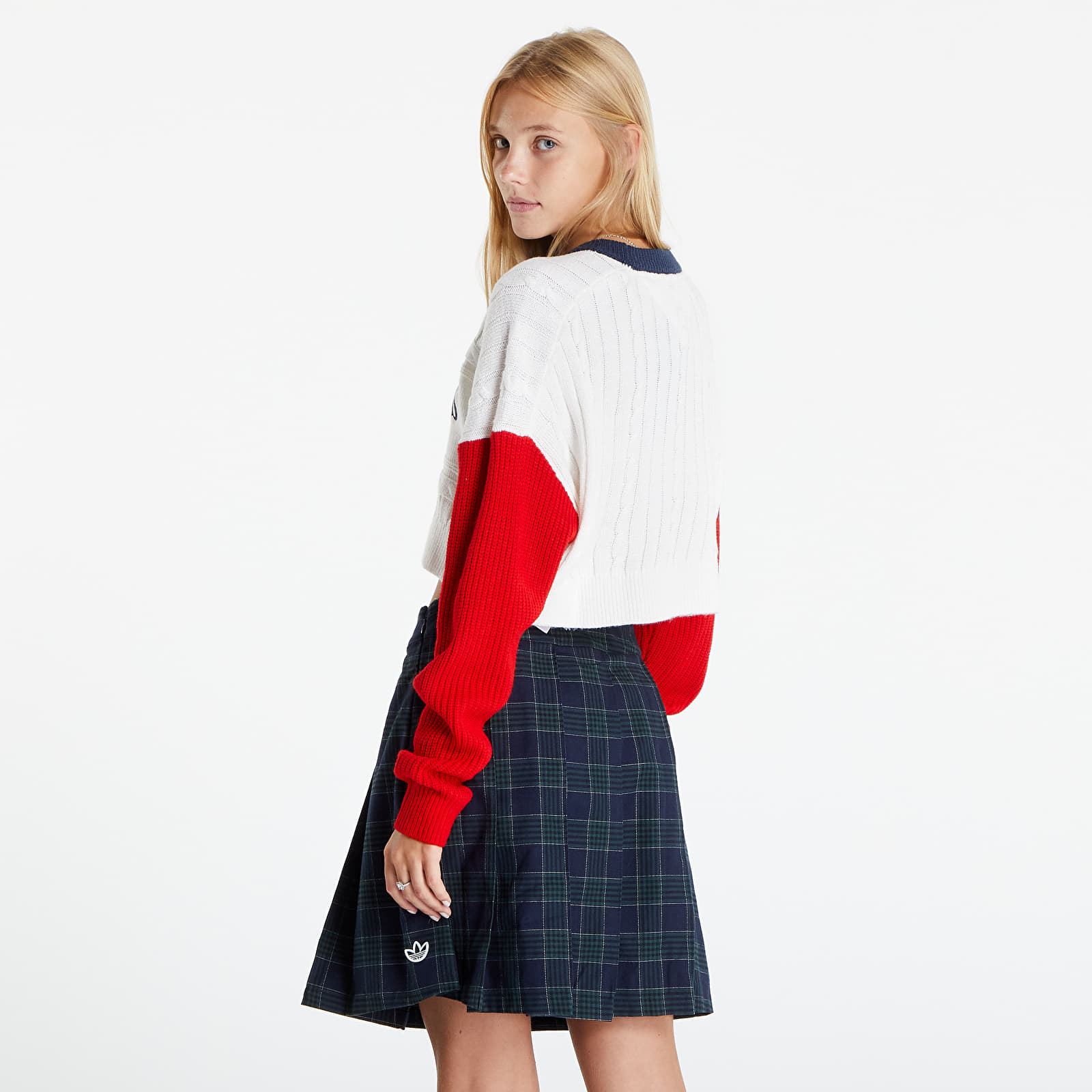 Sweaters Tommy Jeans Tjw Rlxd Crop Archiv White/ Red
