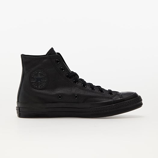 Converse monochrome black leather outlet