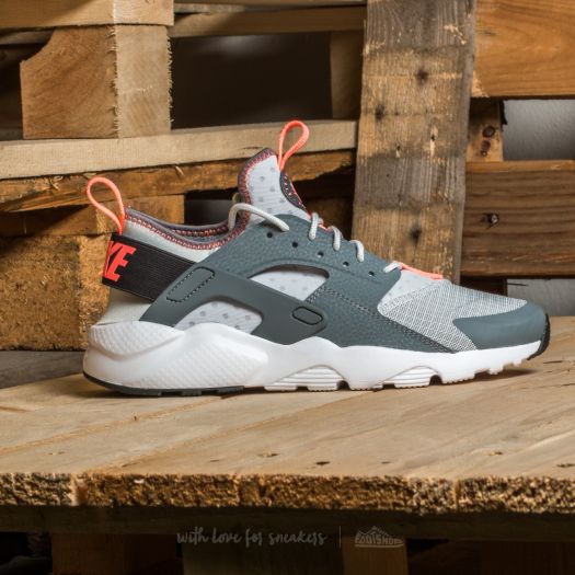 Nike air huarache womens trainers anthracite grey black pink orange sales
