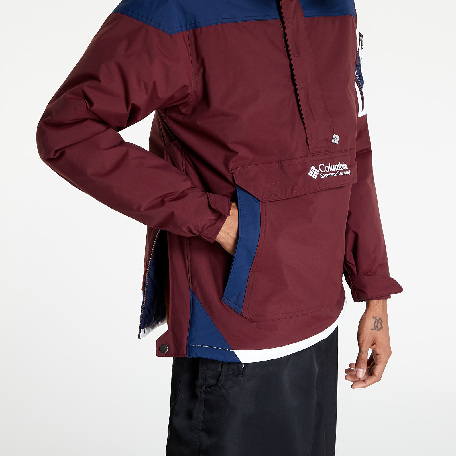 Jacken Columbia Challenger™ Pullover Elderberry/ Collegiate Navy/ White