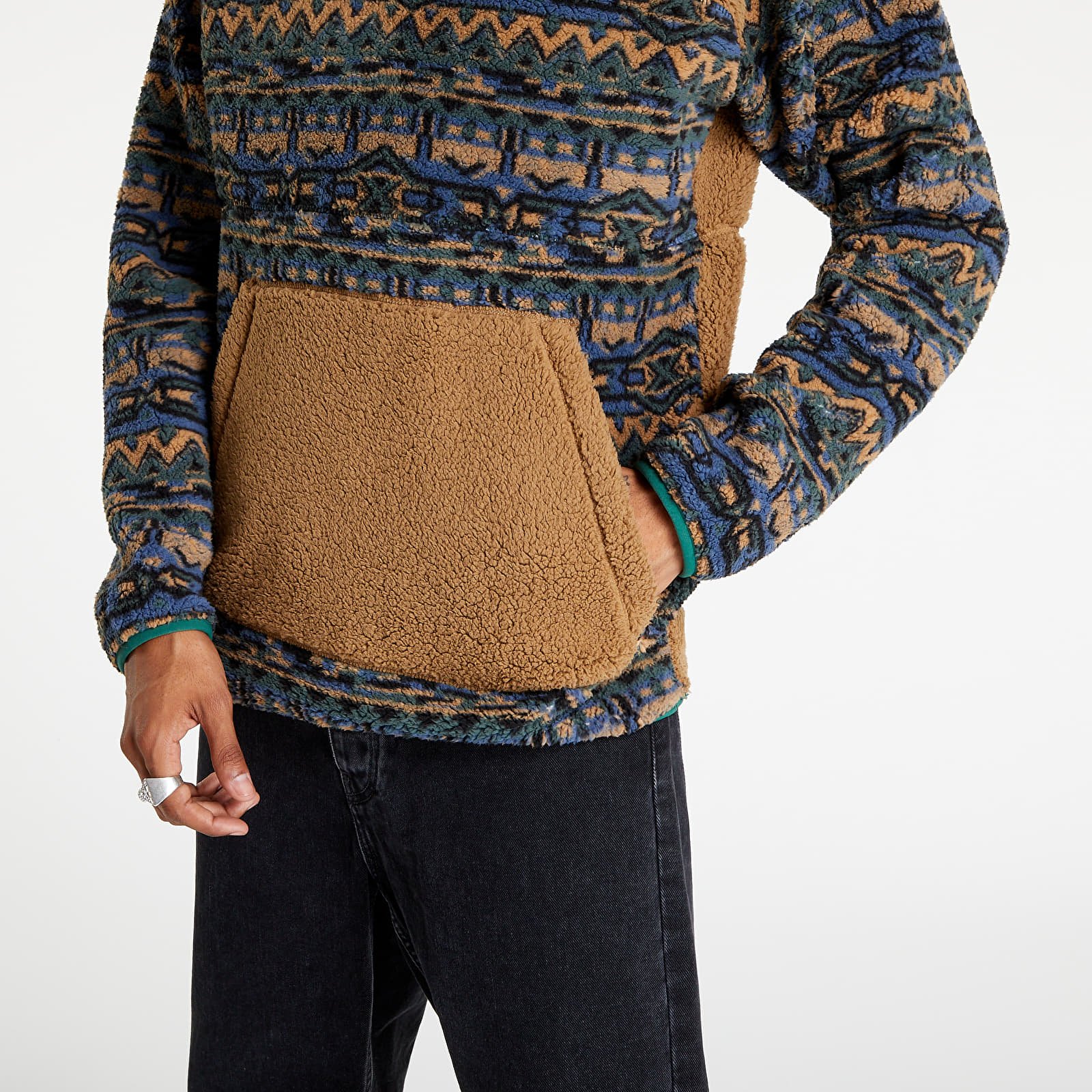 Суичърти Columbia Rugged Ridge™ Sherpa Half Snap Spruce 80s Stripes Print