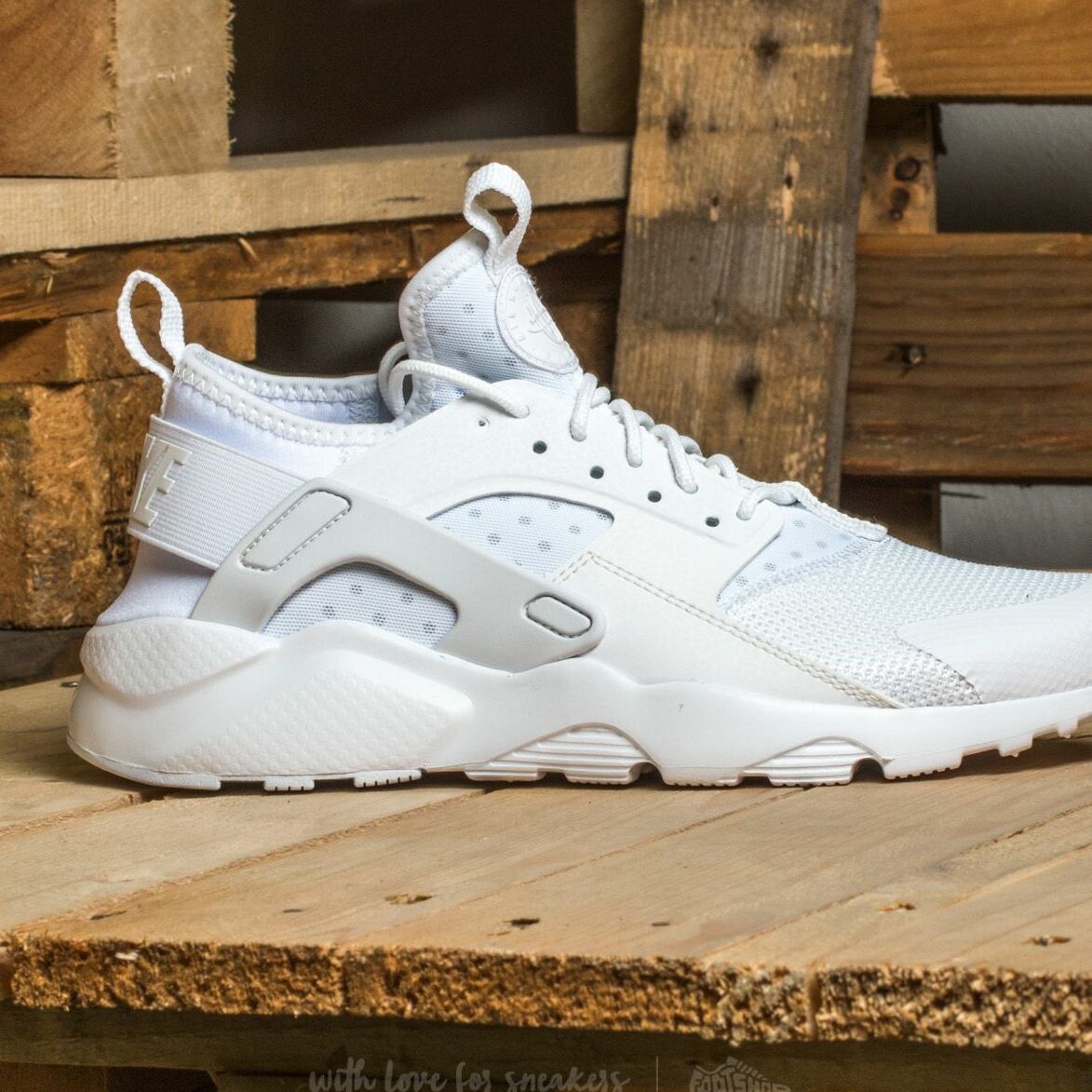 Sneakers Nike Air Huarache Run Ultra Gs White/ White-White - 1 | YEO