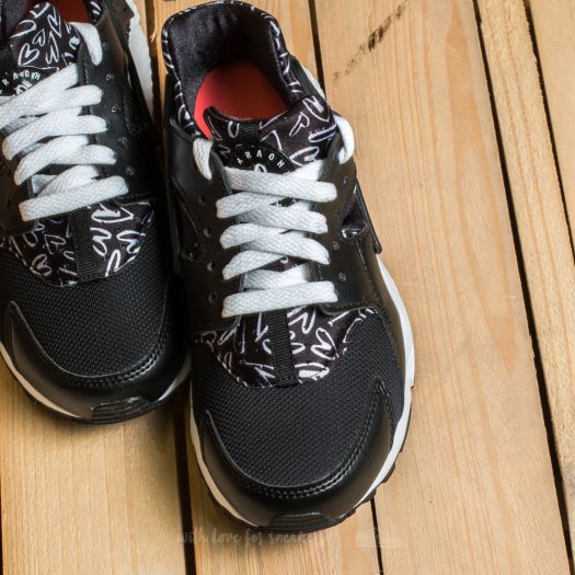 Pattern Huarache Run Logo Women's Shoes Nike Huarache Run Print