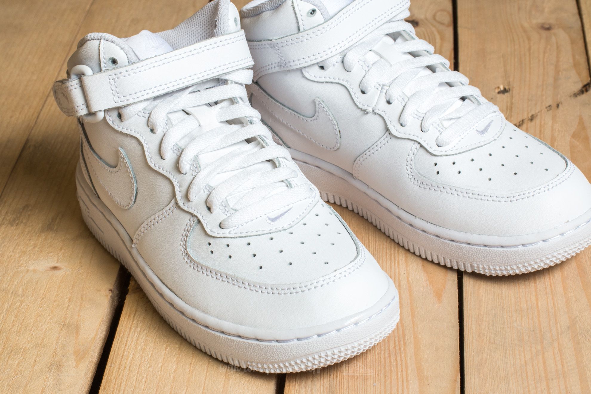 Joggesko og sko for barn Nike Force 1 Mid (PS) White/ White-White