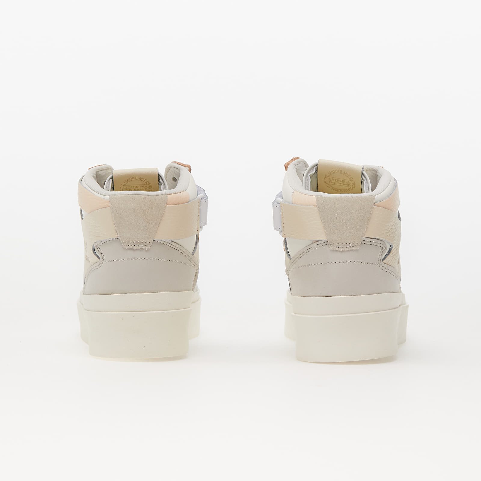 Încălțăminte și sneakerși pentru femei adidas Forum Bonega Mid W Ecru Tint/ Ftw White/ Blitz Orange