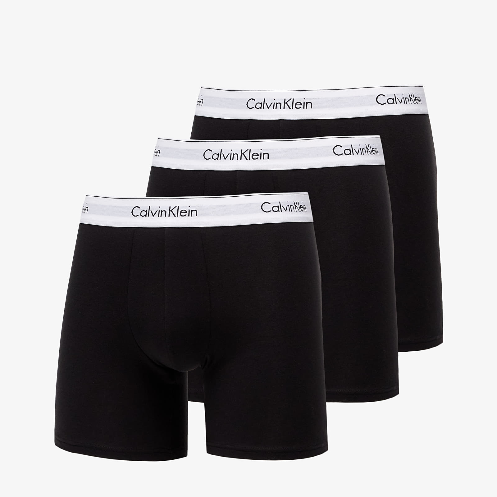 Boxer shorts Calvin Klein Modern Cotton Stretch Boxer Brief 3-Pack Black/  Black/ Black