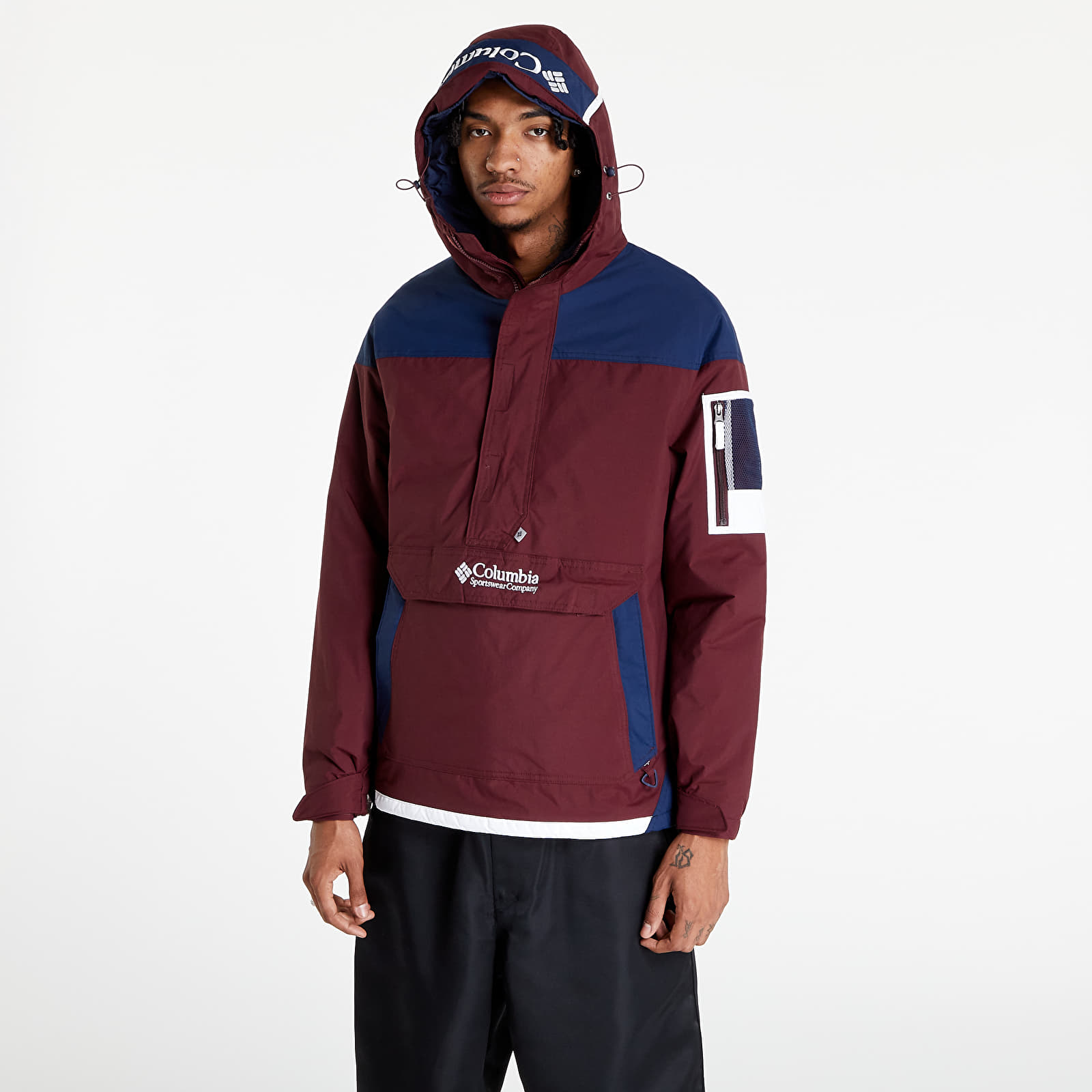 Jacken Columbia Challenger™ Pullover Elderberry/ Collegiate Navy/ White