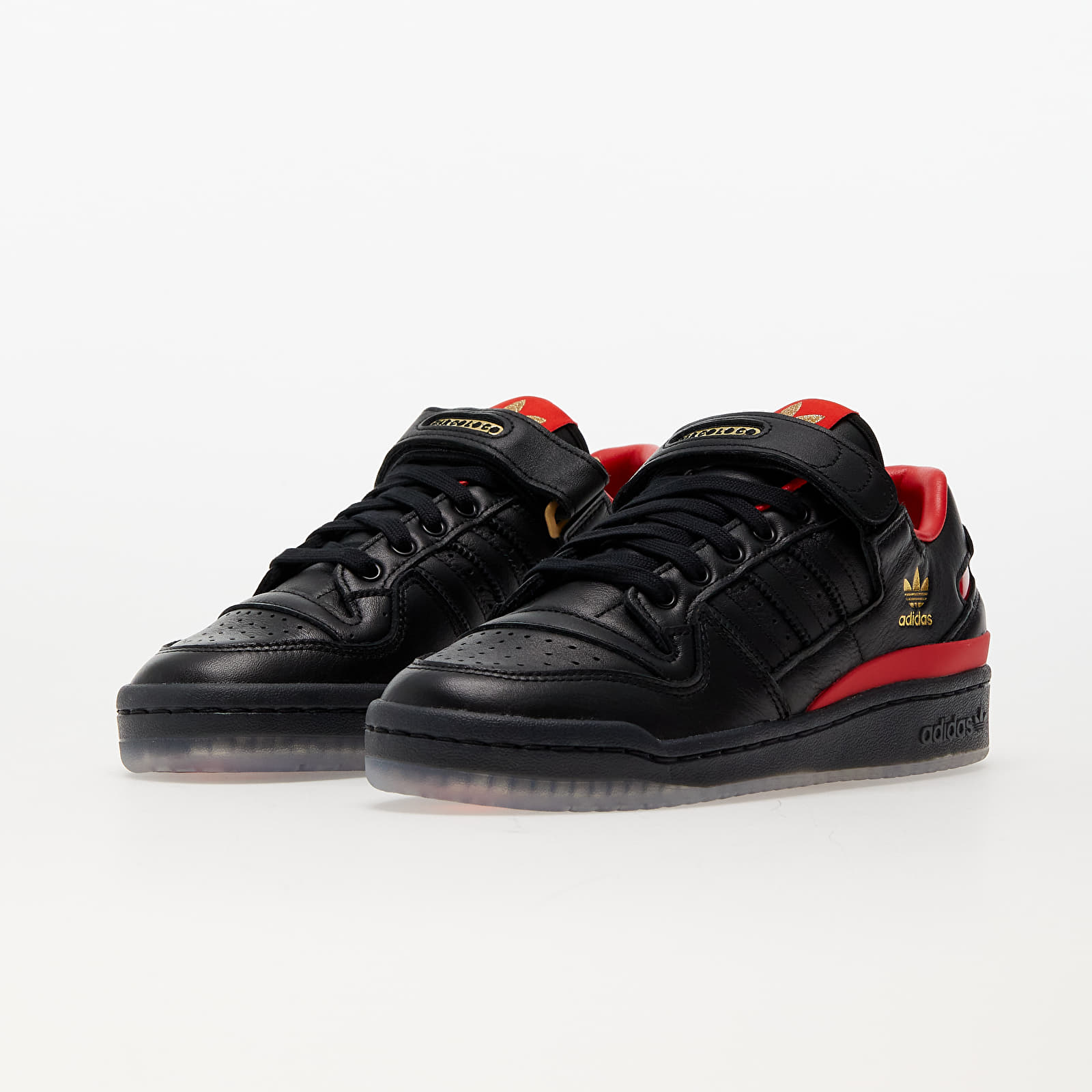 Miesten kengät adidas Circoloco Forum Low Core Black/ Core Black/ Vivid Red