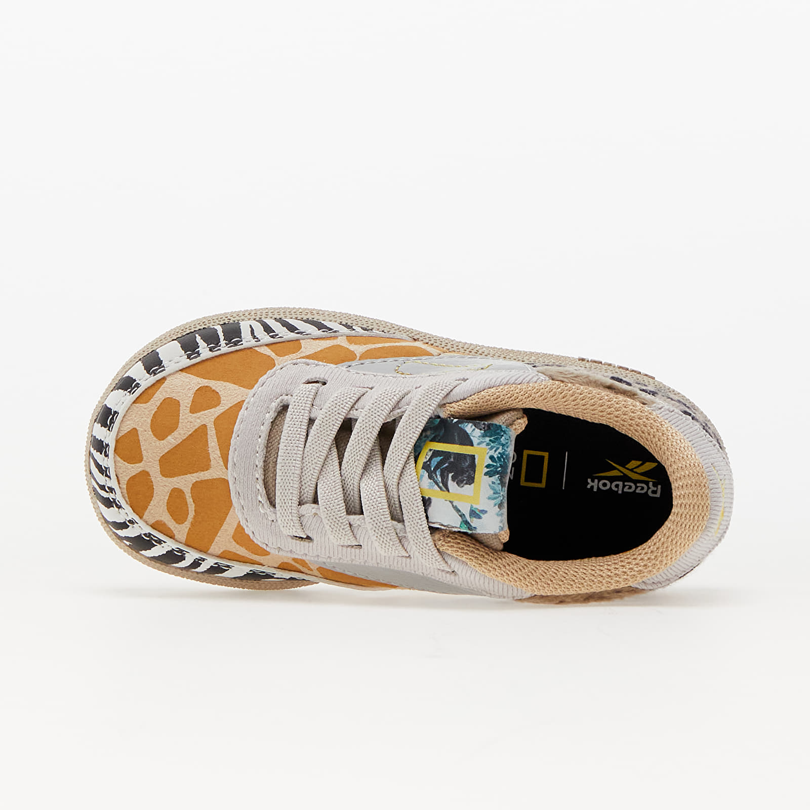 Sneaker und Schuhe für Kinder Reebok x National Geographic Club C Oatmeala/ Sandstorm/ Sofcam
