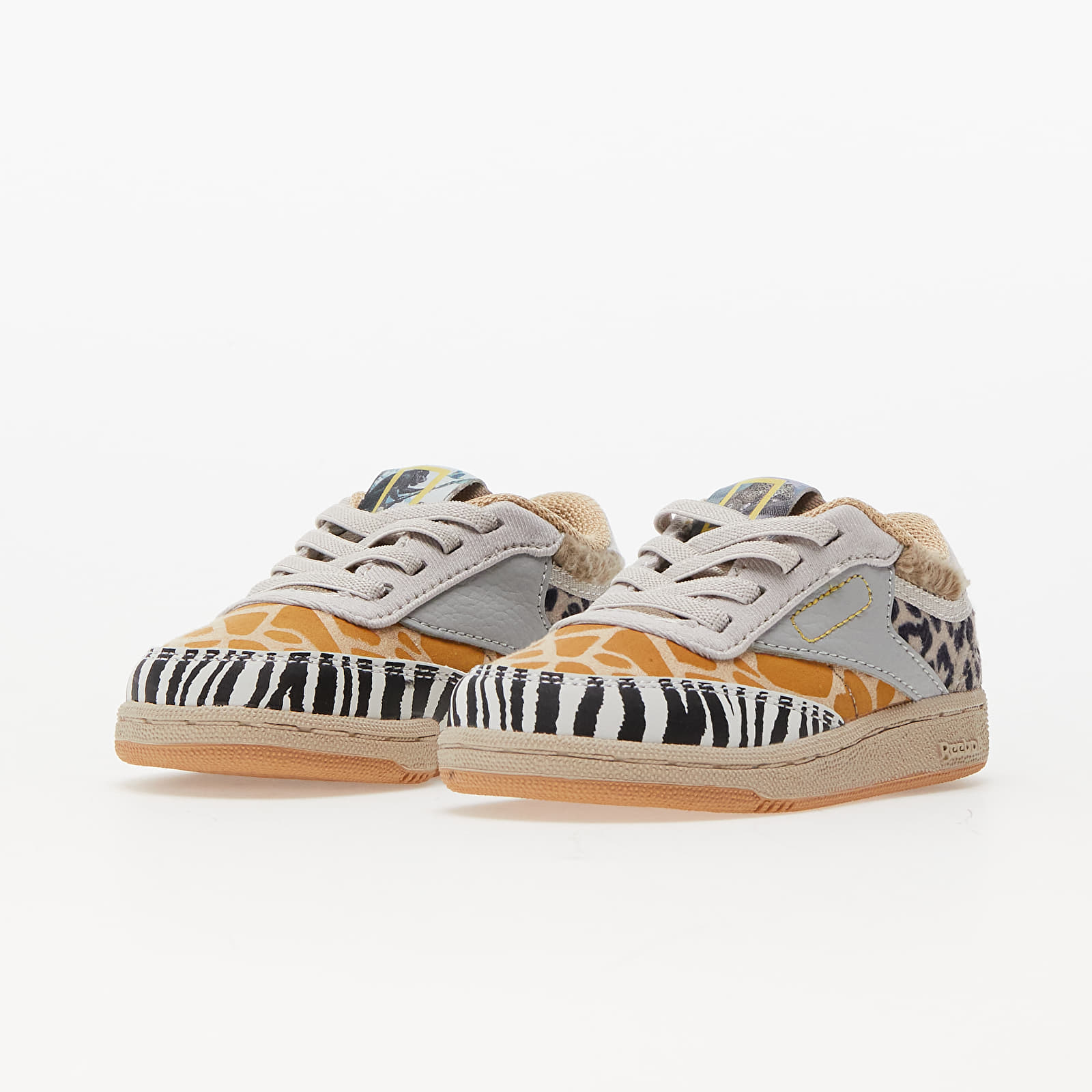 Sneaker und Schuhe für Kinder Reebok x National Geographic Club C Oatmeala/ Sandstorm/ Sofcam