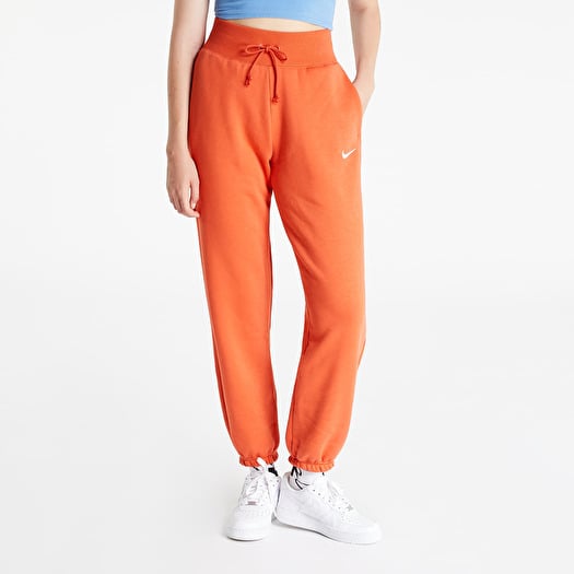Pants and jeans Nike Sportswear Phoenix Fleece Women's High-Waisted  Oversized Sweatpants Mantra Orange/ Sail
