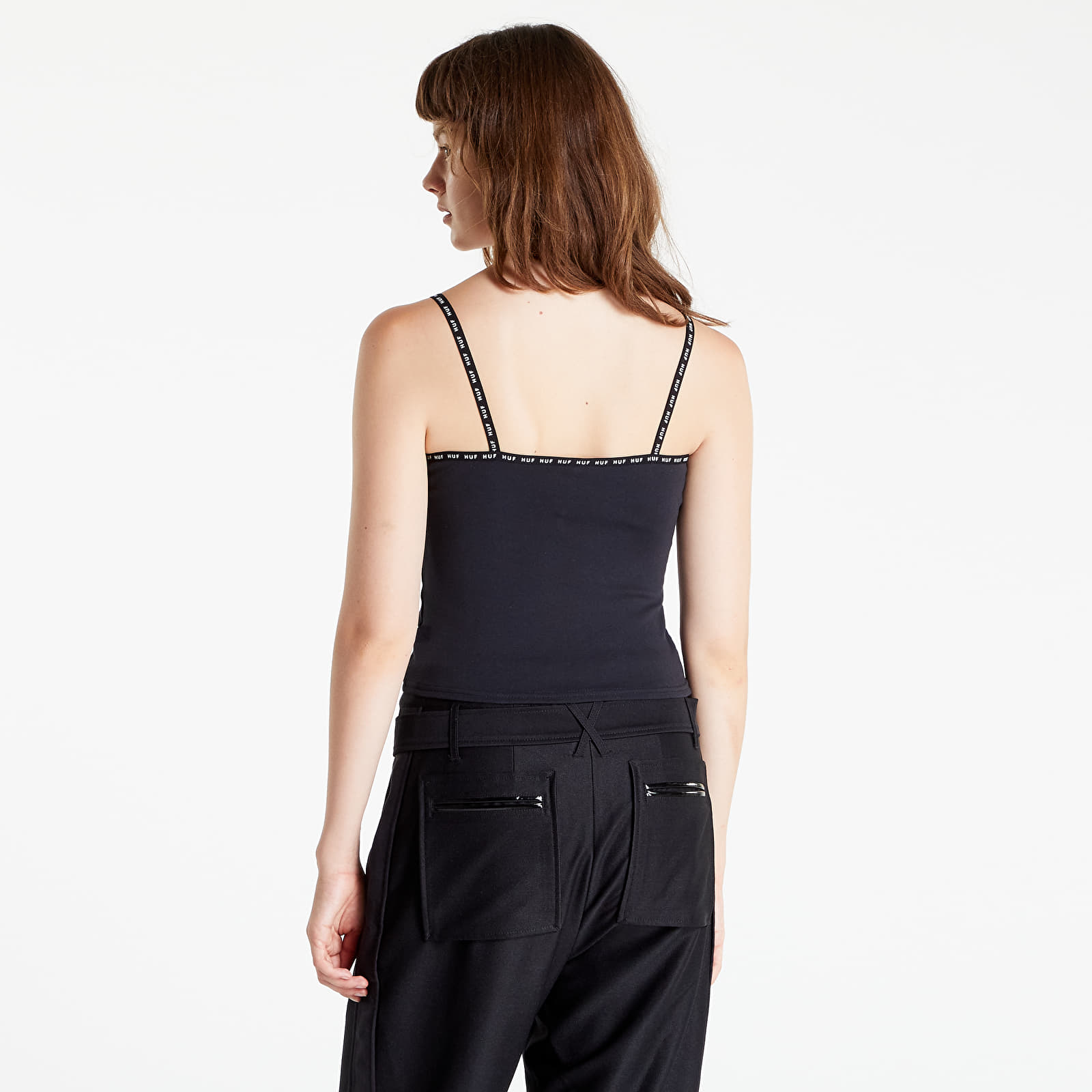 T-shirts HUF Winged Rib Tank Black