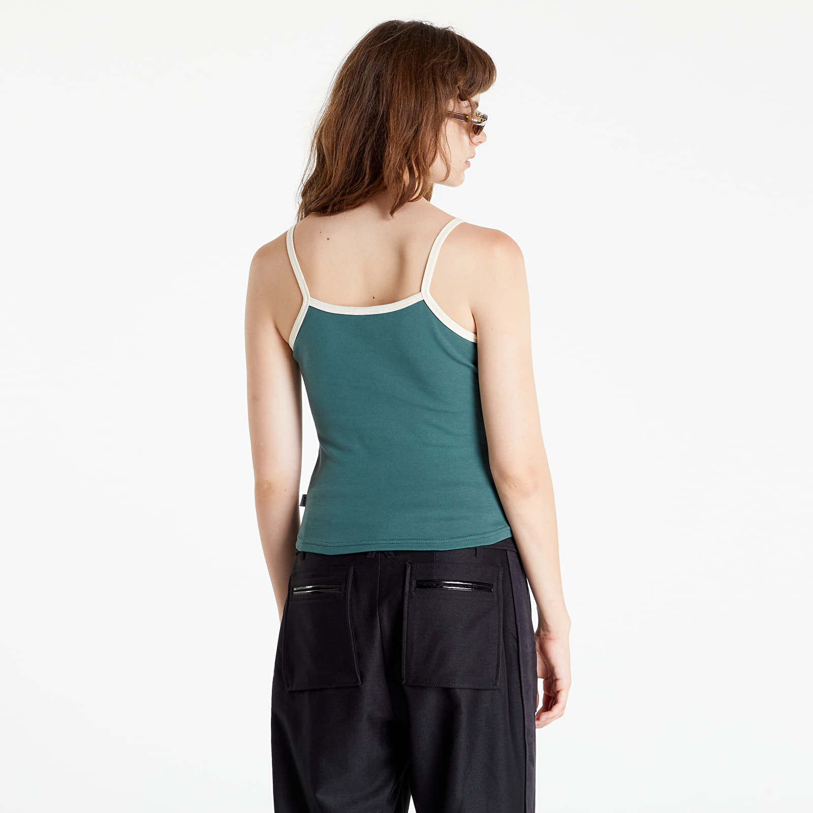 Maiouri HUF Petal Rib Tank Forest Green