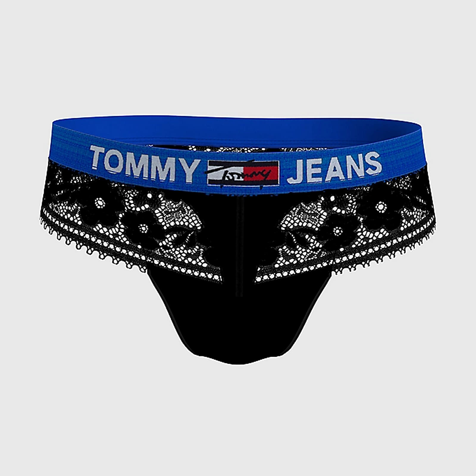Panties Tommy Jeans Lace Tanga Black
