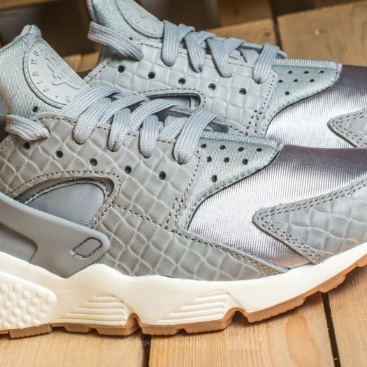 Nike air huarache run premium grey sale
