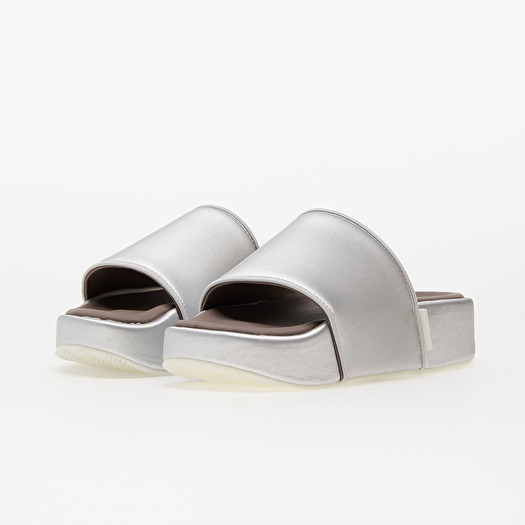 Silver hotsell slides shoes